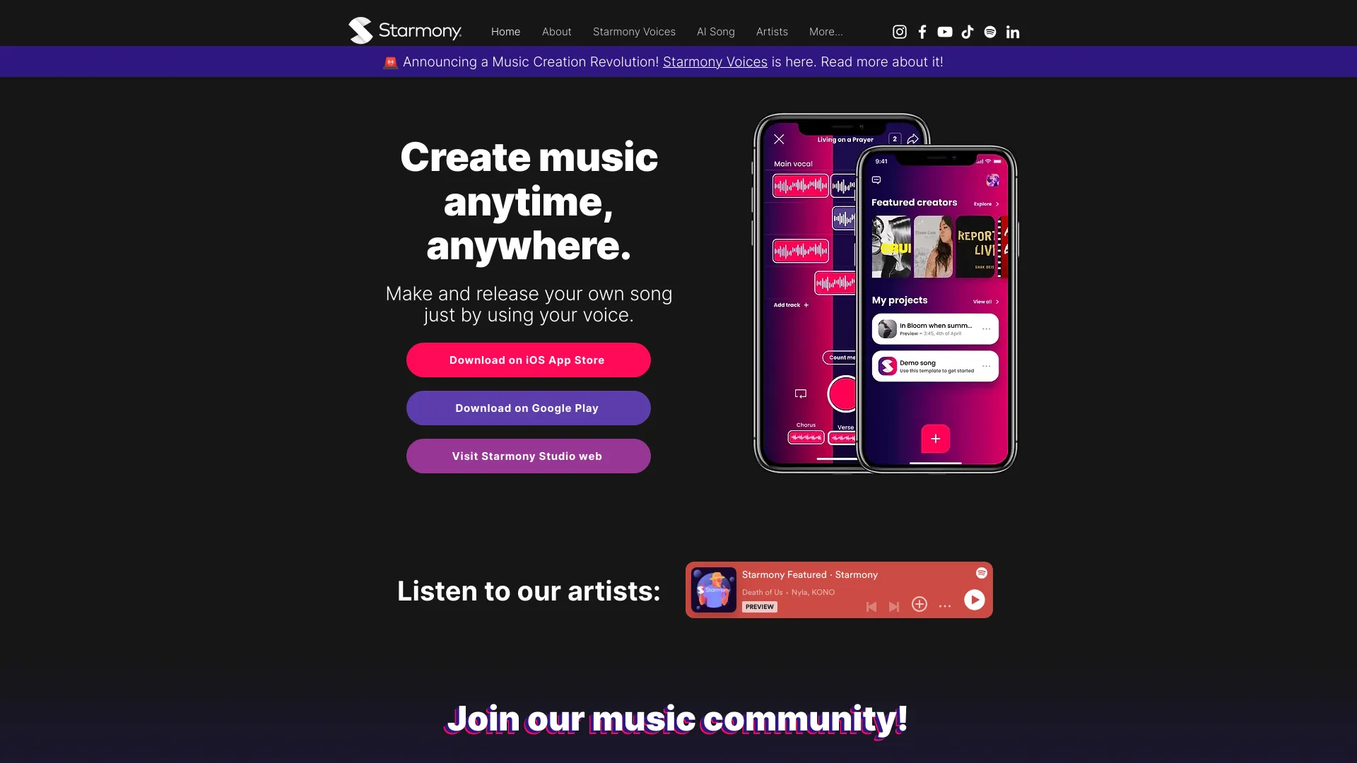 Starmony screenshot