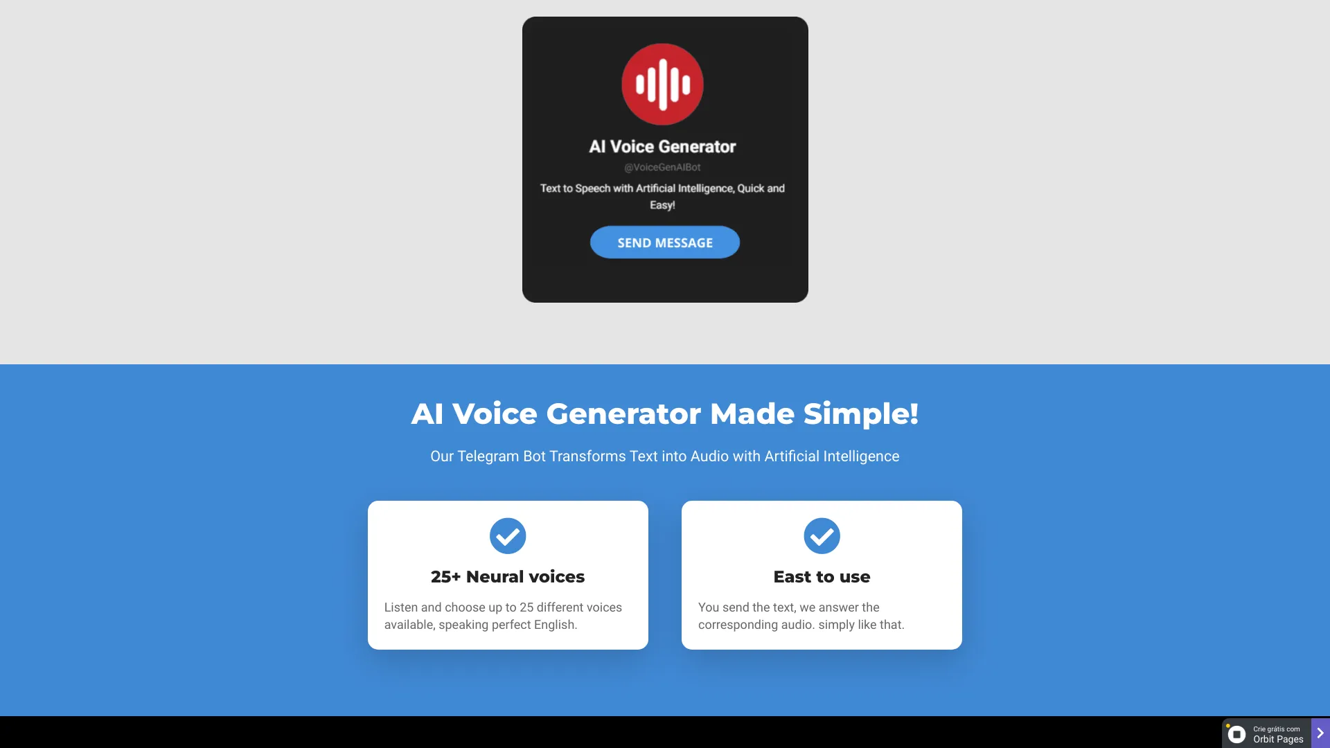 AI Voice Generator screenshot
