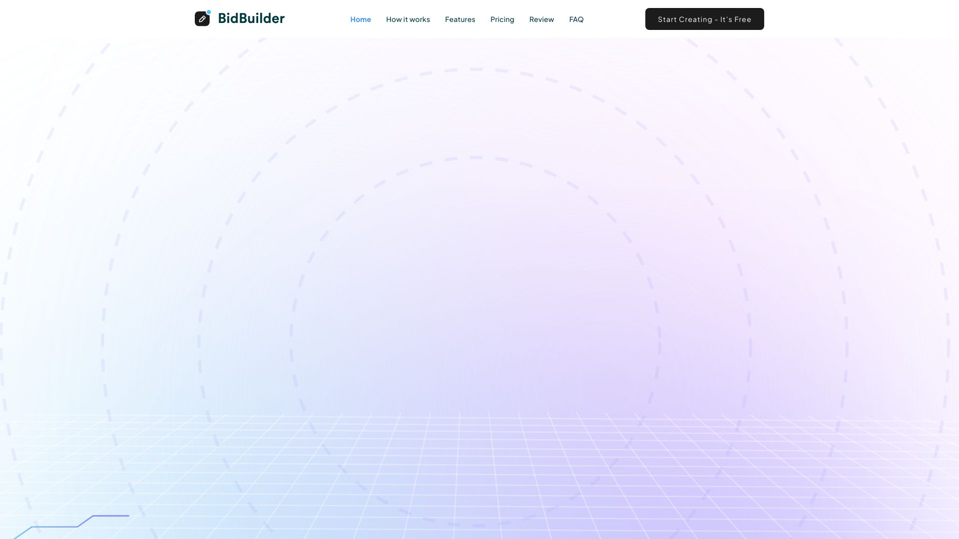 BidBuilder screenshot