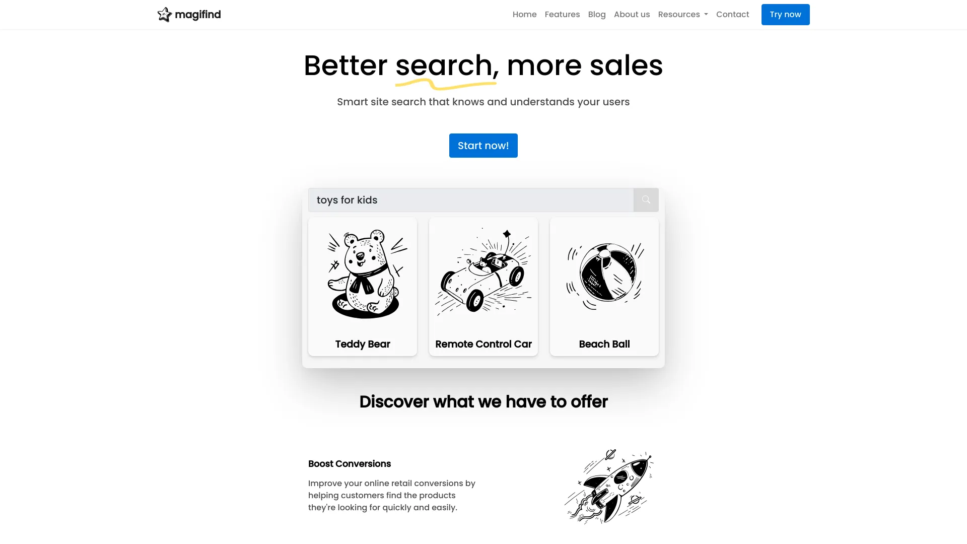 Magifind screenshot