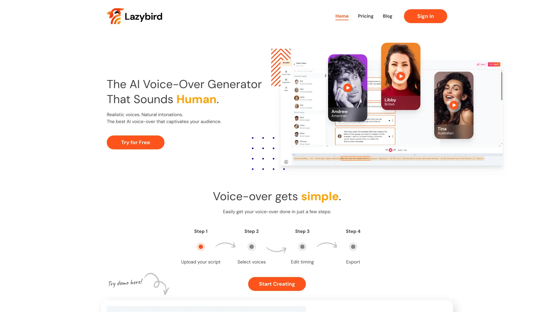 Lazybird screenshot
