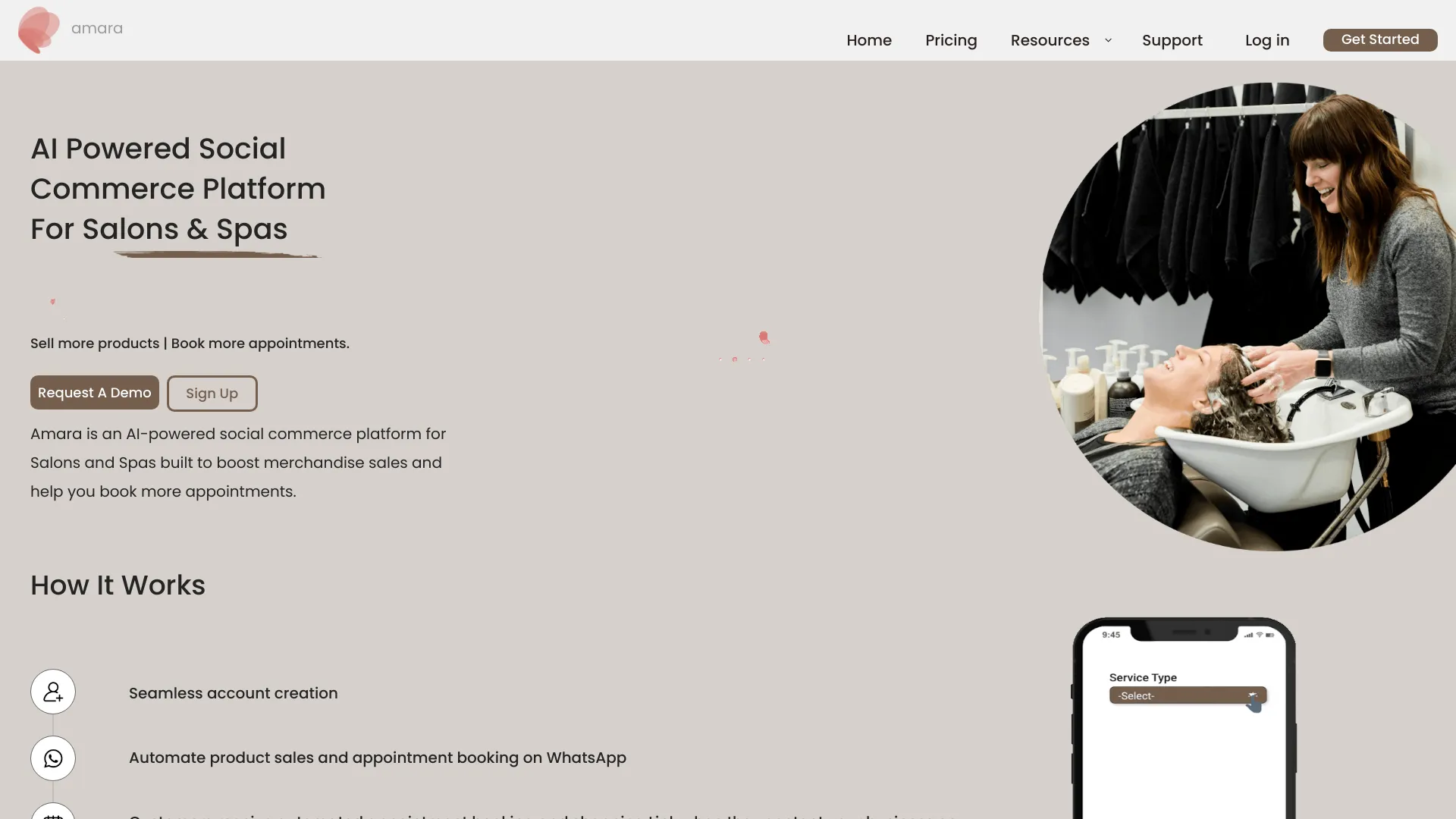 Amara screenshot