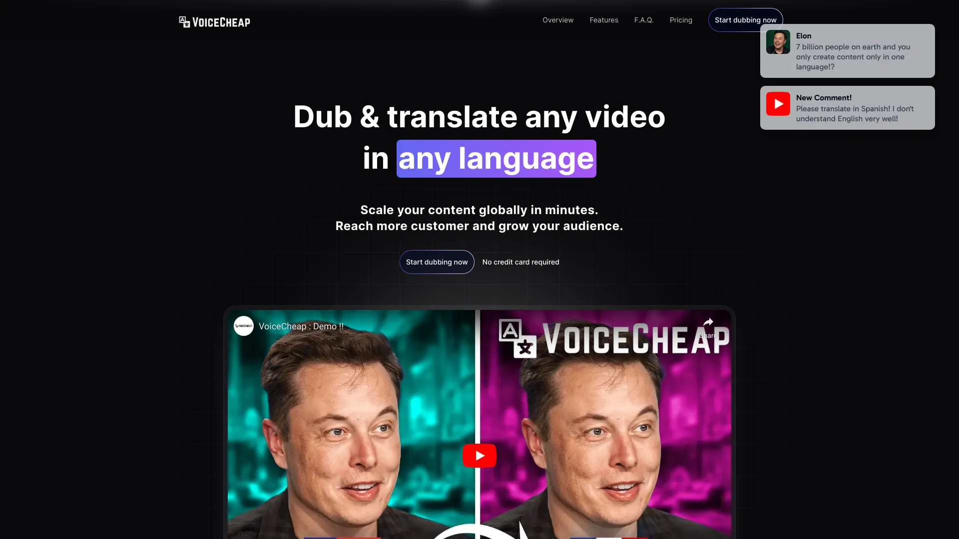 VoiceCheap screenshot