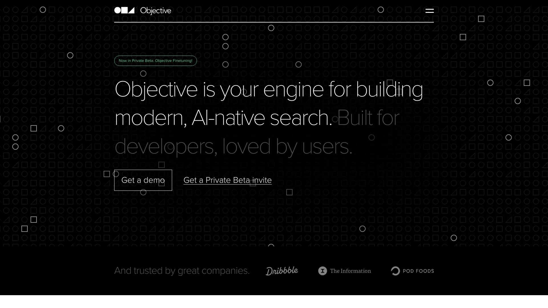 Objective, Inc screenshot
