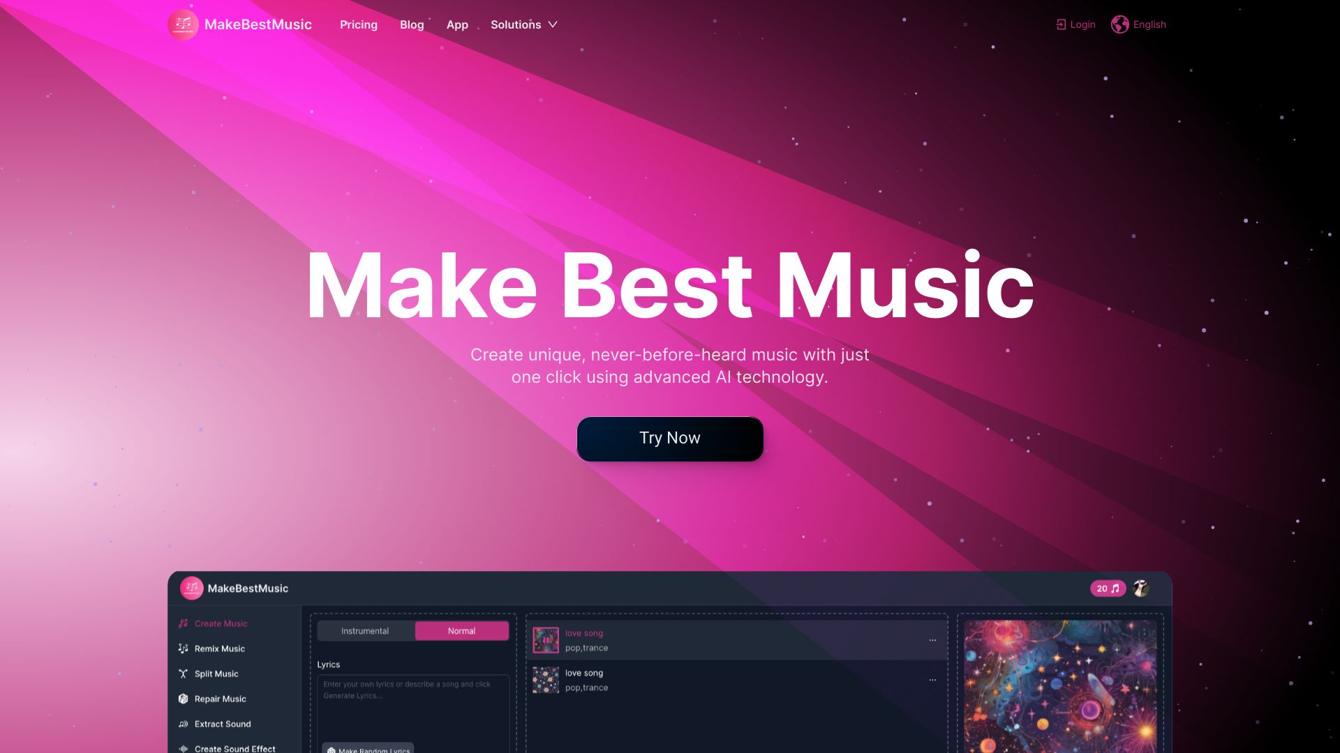 MakeBestMusic screenshot
