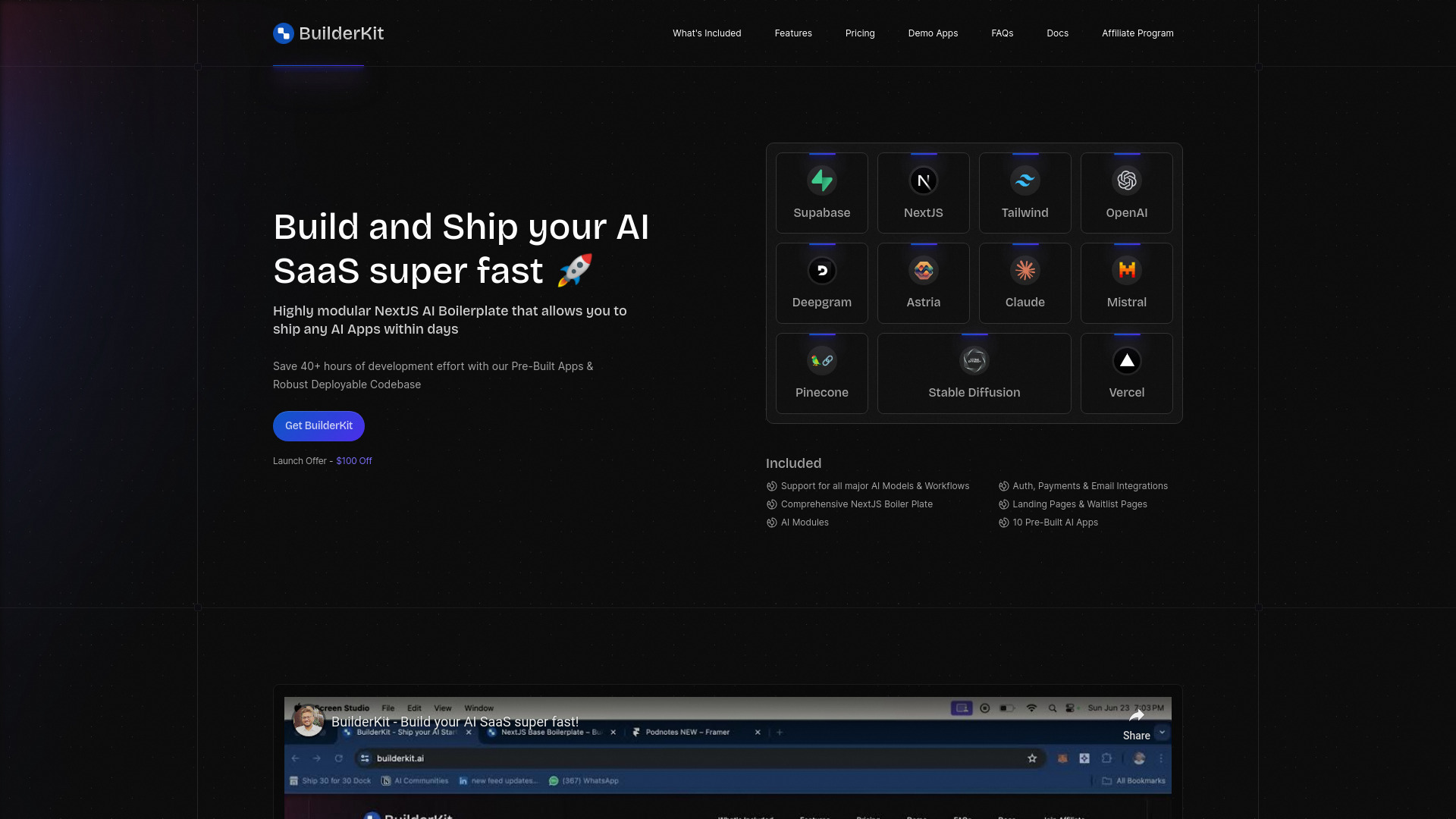BuilderKit screenshot