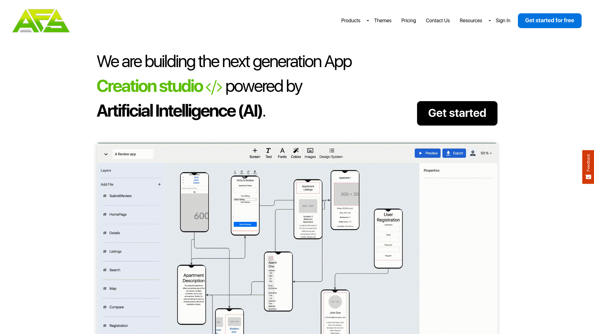 AppForceStudio screenshot