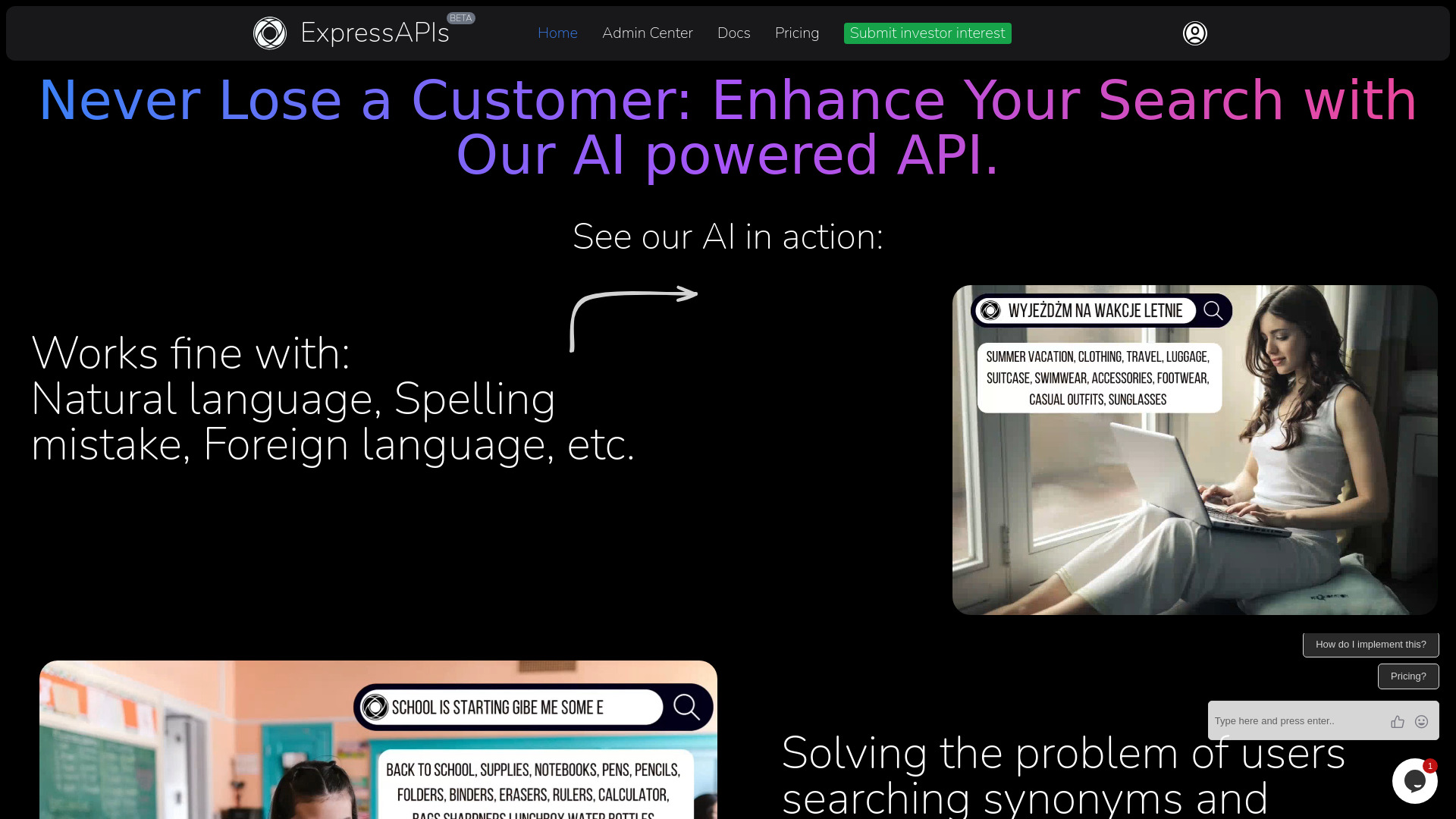 ExpressAPIs screenshot