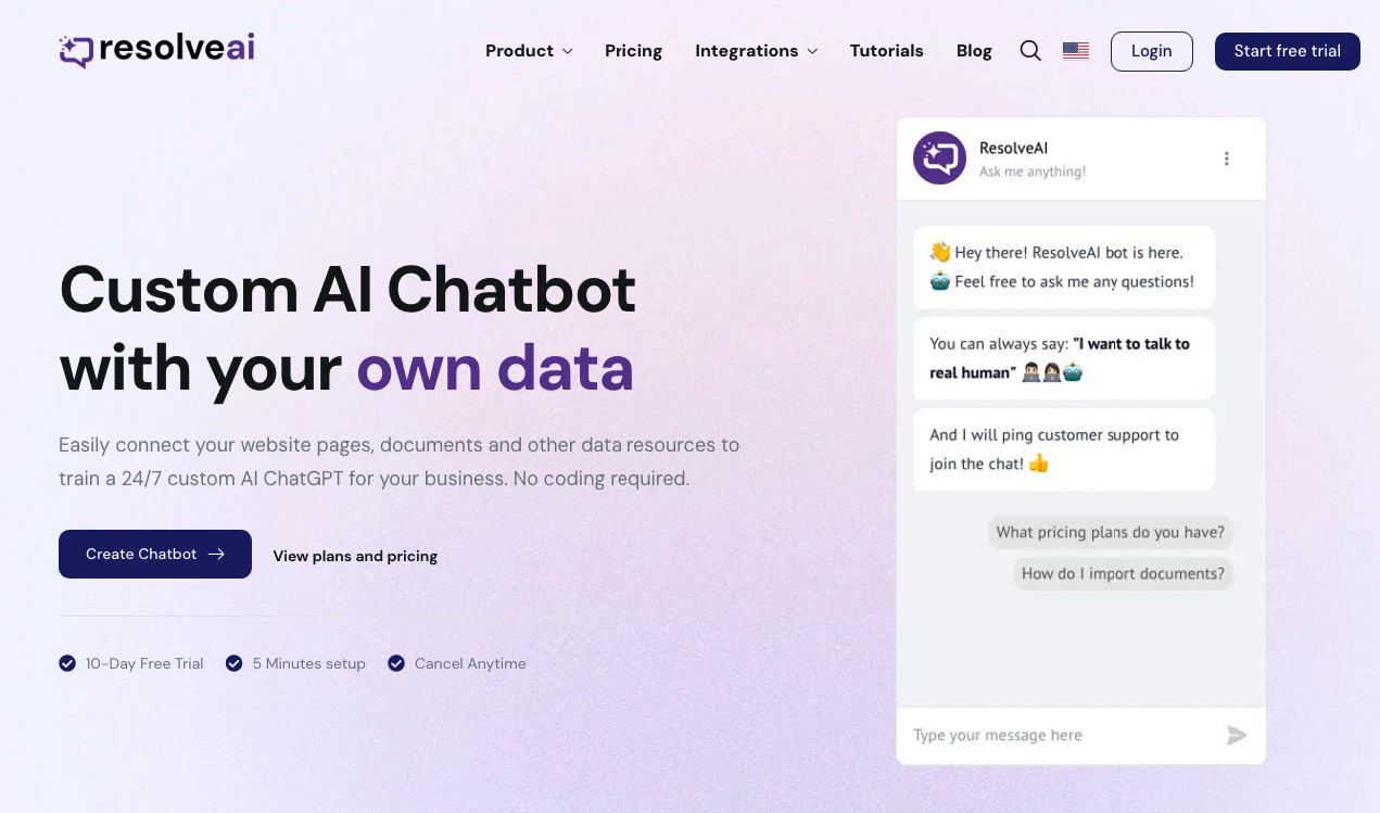ResolveAI screenshot