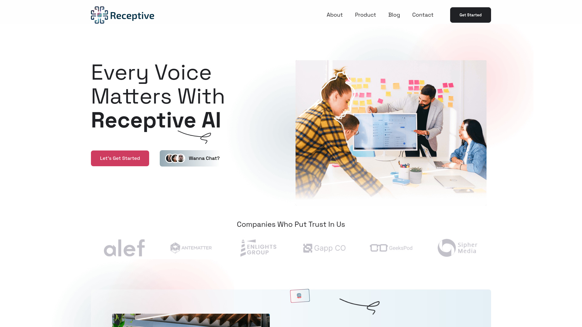 Receptive AI screenshot