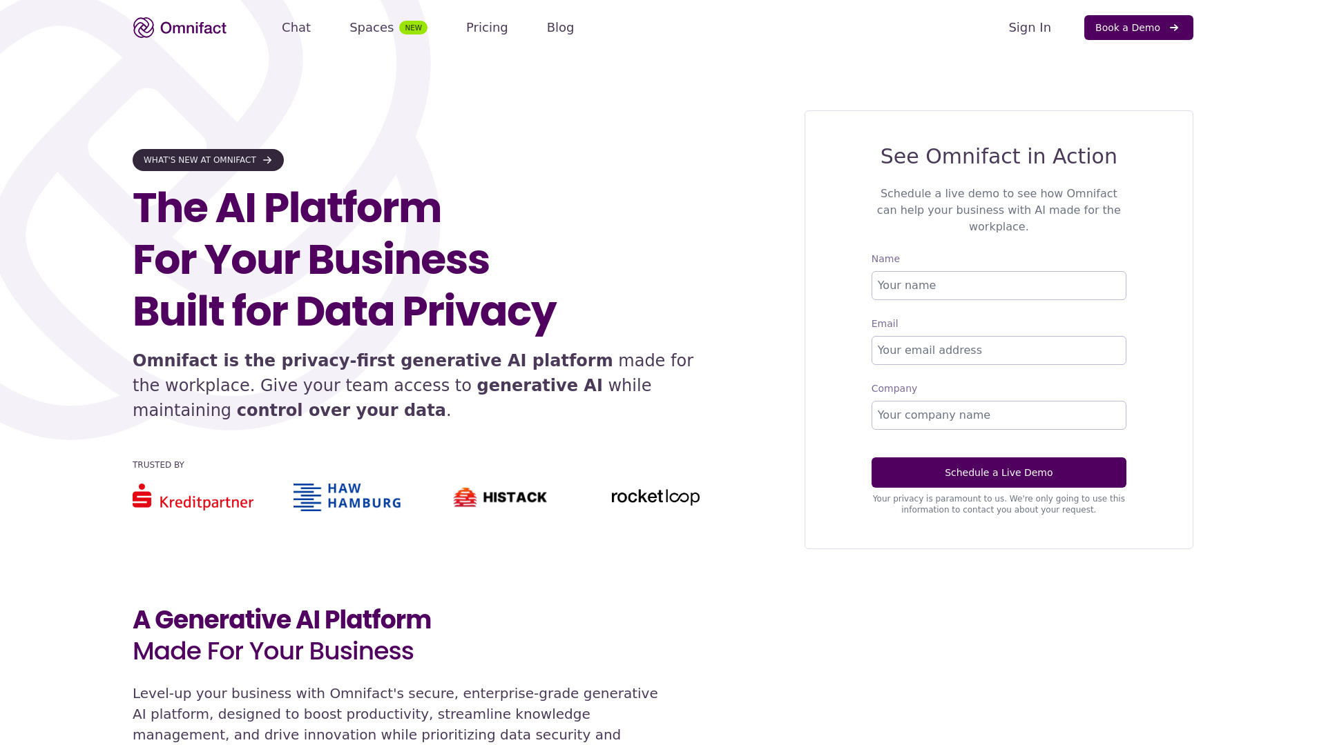 Omnifact screenshot