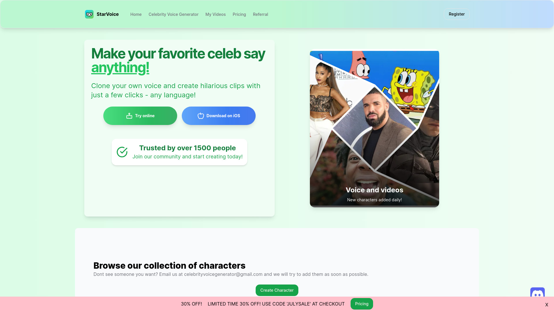 StarVoiceAi screenshot