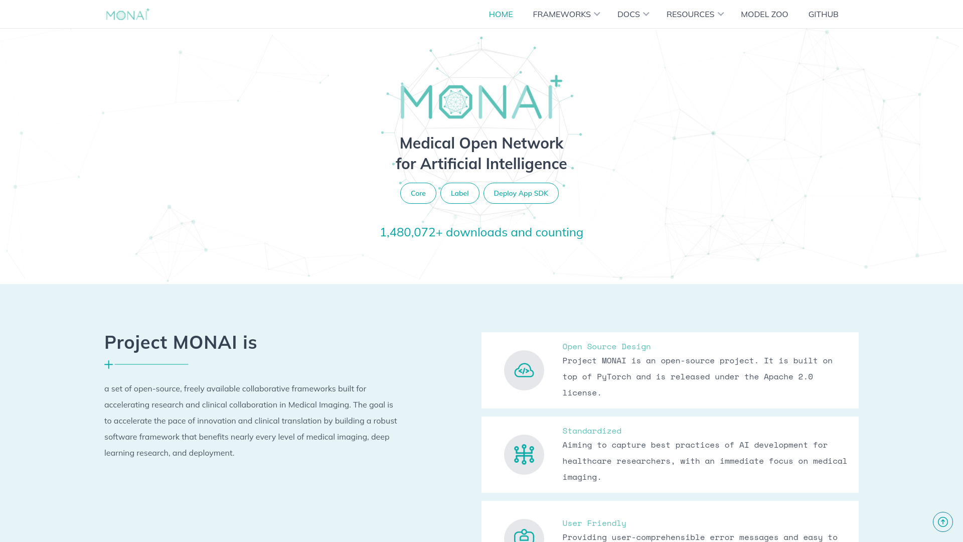 MONAI screenshot