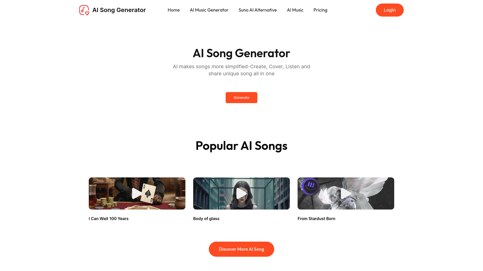 AI Song Generator screenshot
