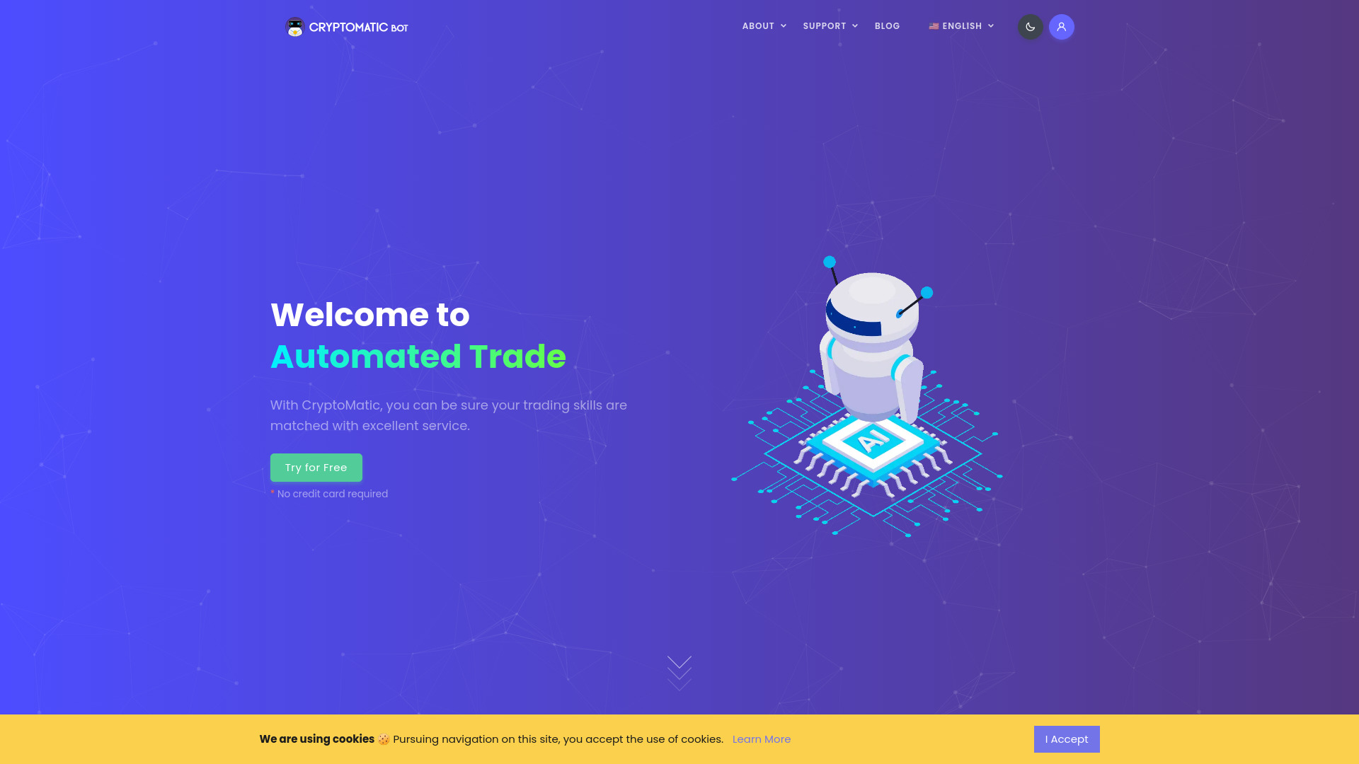 CryptoMatic Bot screenshot