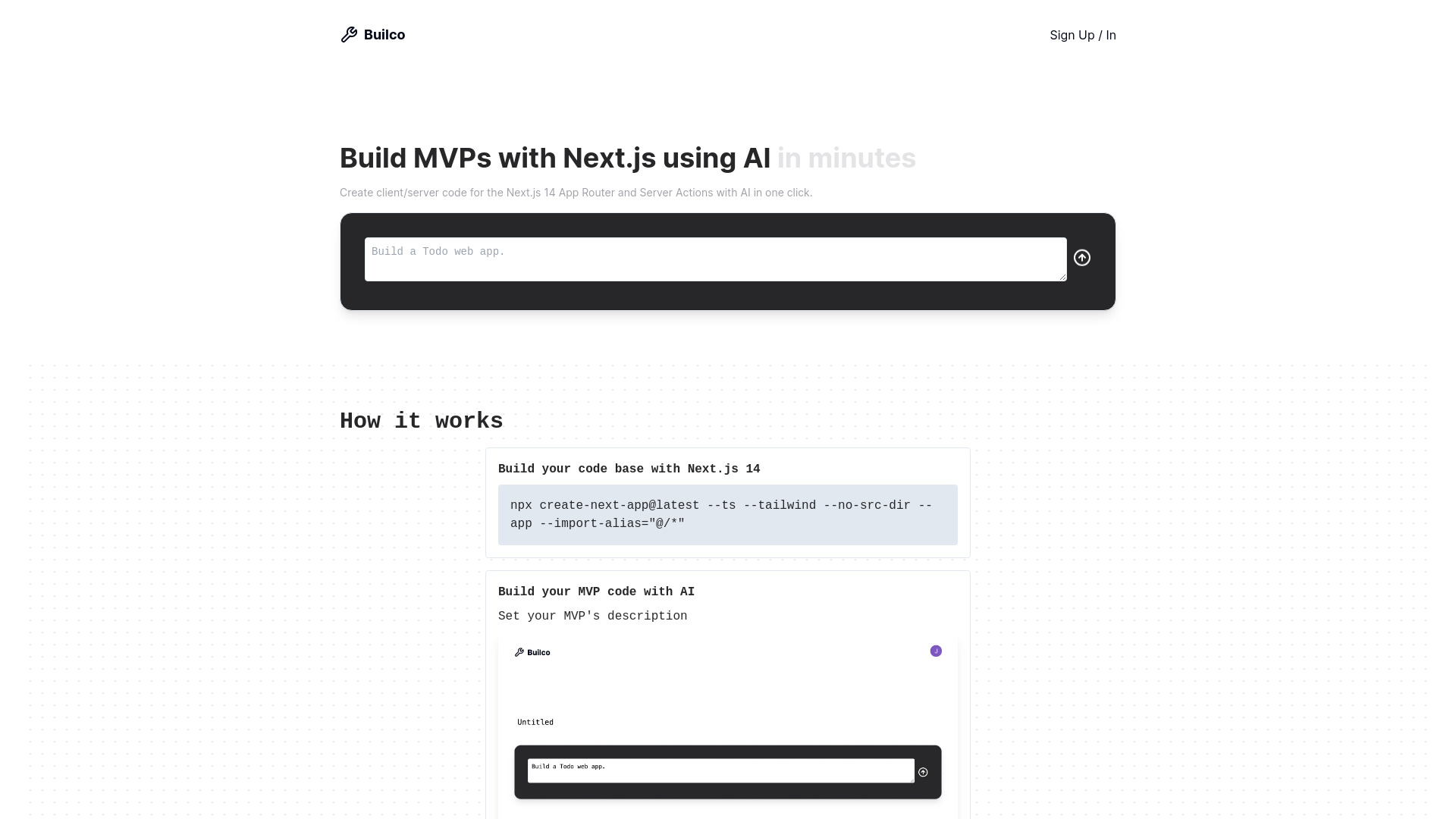 Builco screenshot
