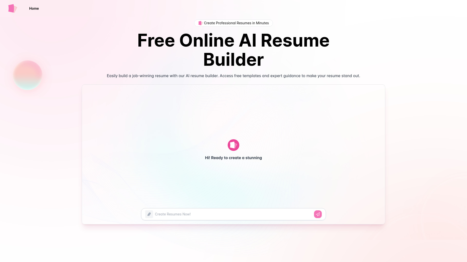 AIResumeBuilder.me screenshot