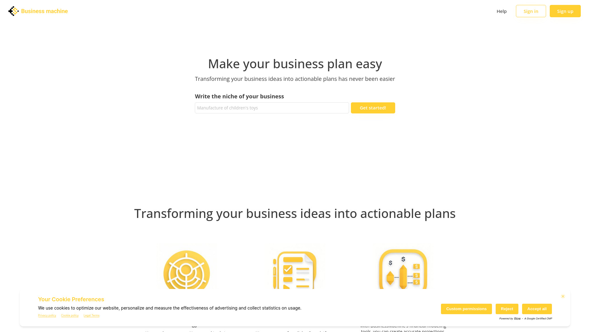 BusinessMachine.org screenshot