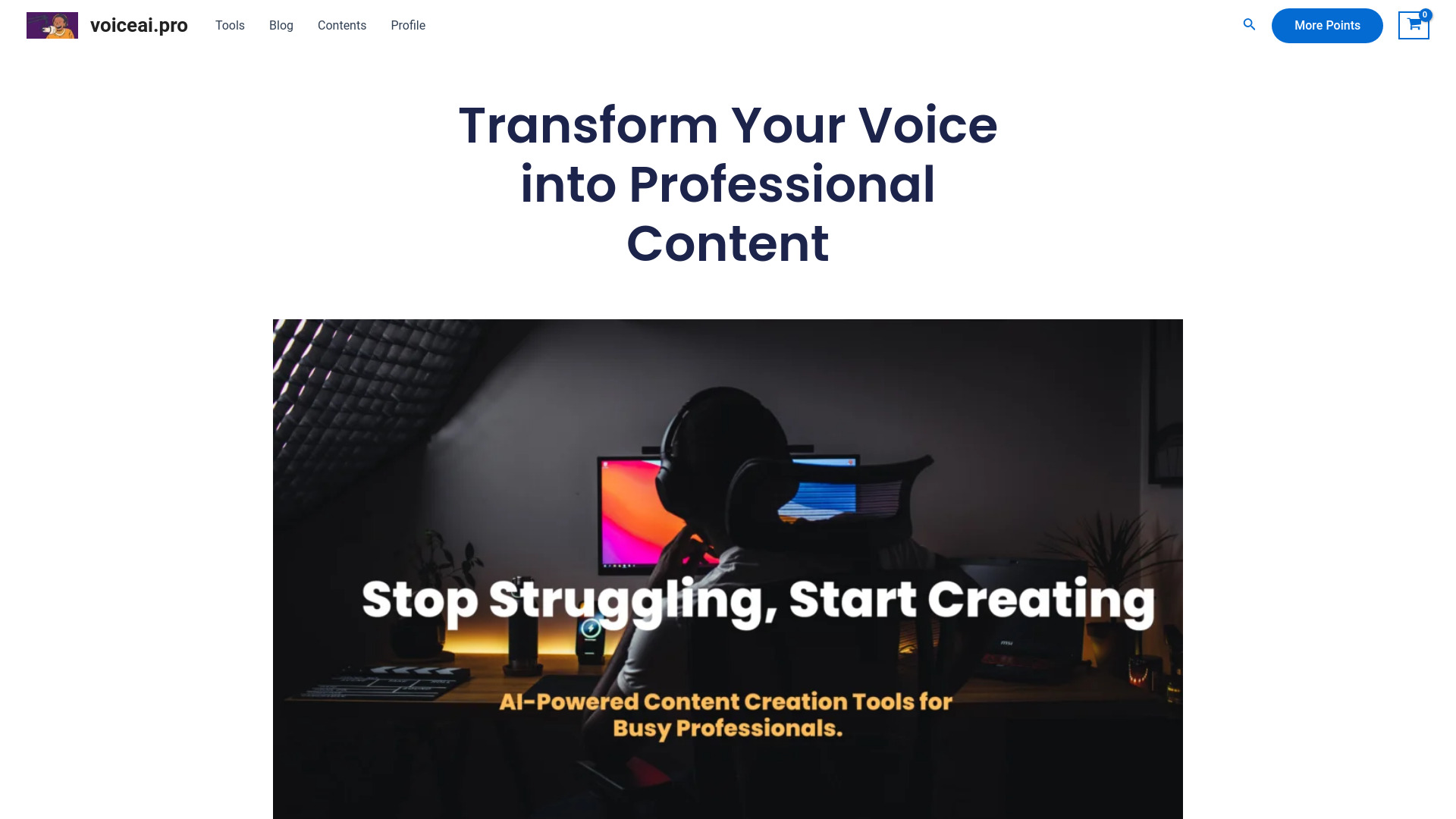 VoiceAI.Pro screenshot