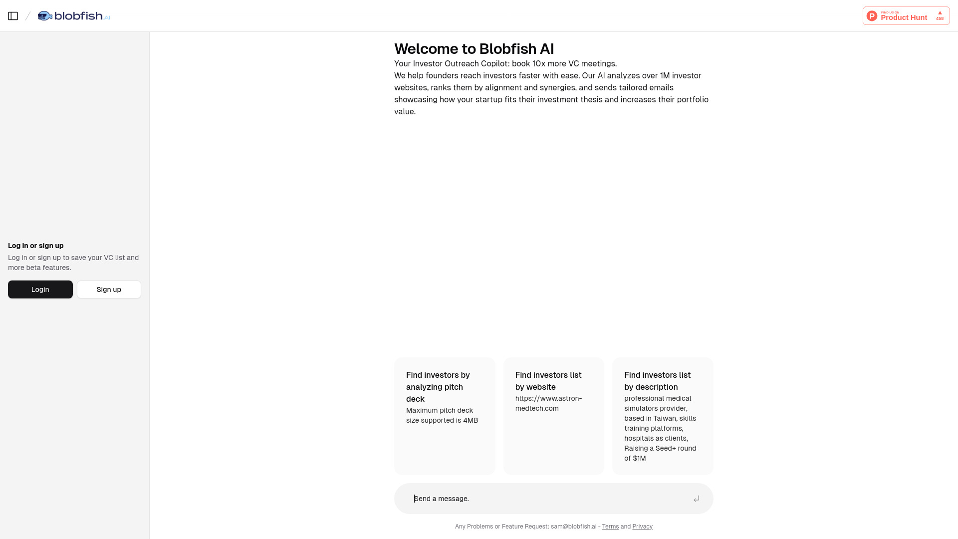 Blobfish AI screenshot