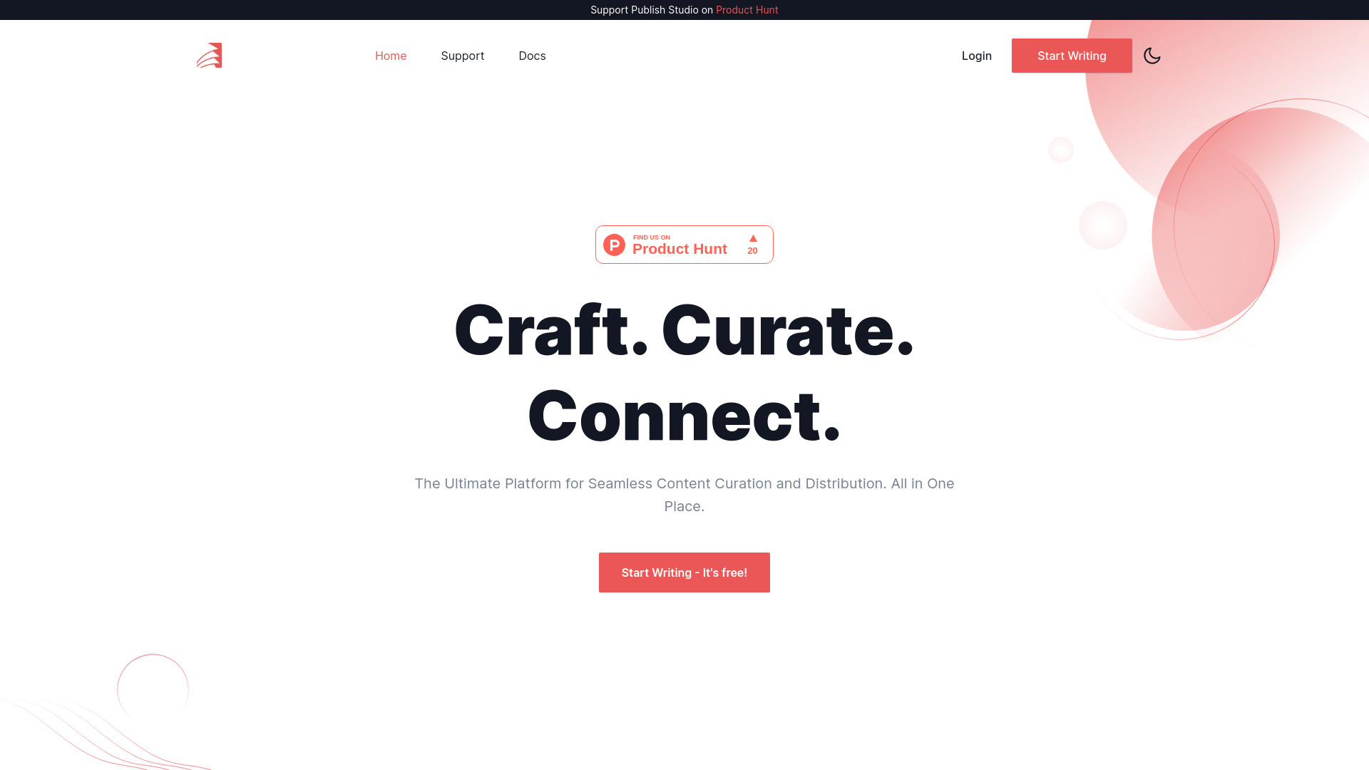 Publish Studio screenshot