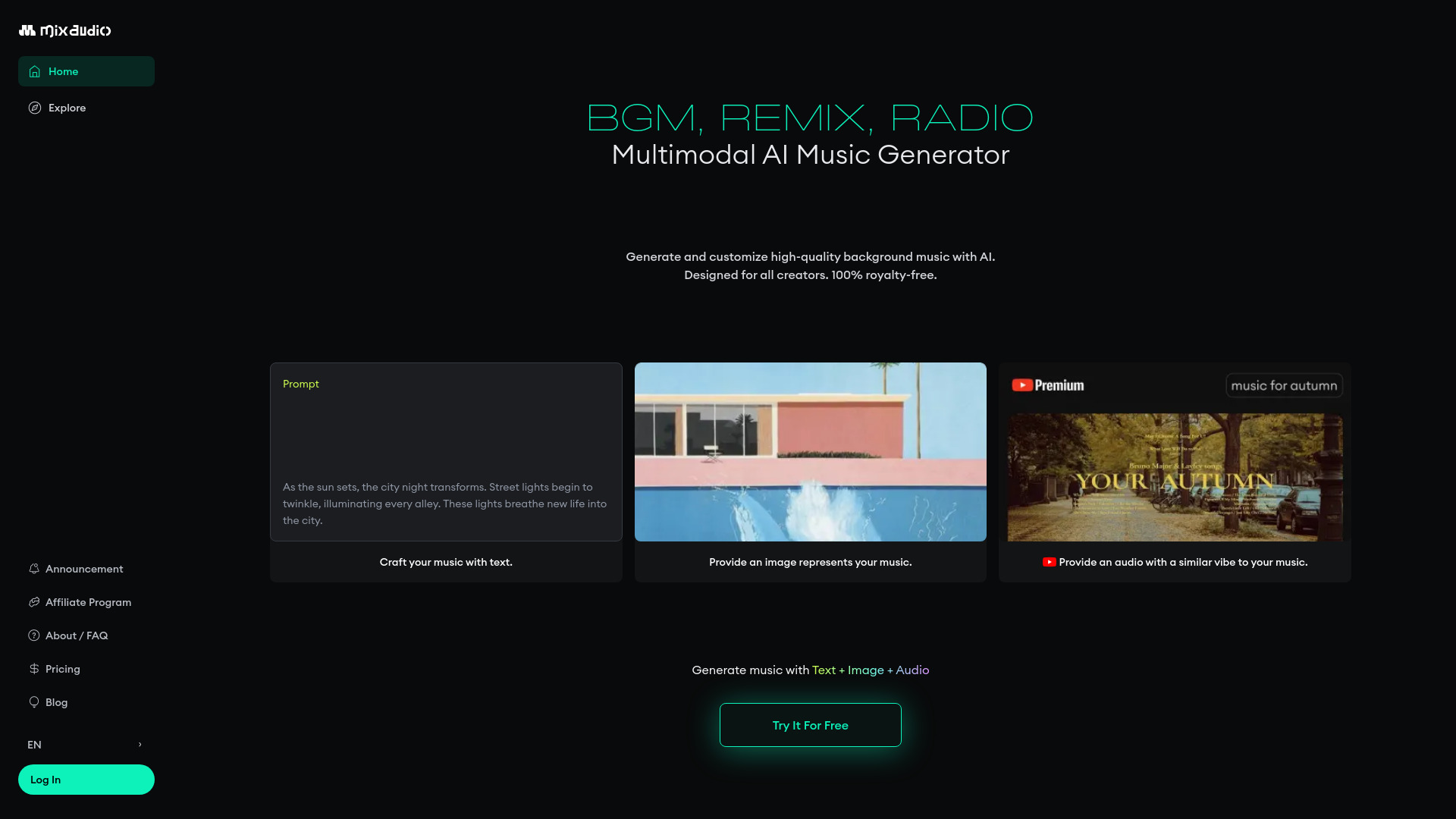 MixAudio screenshot