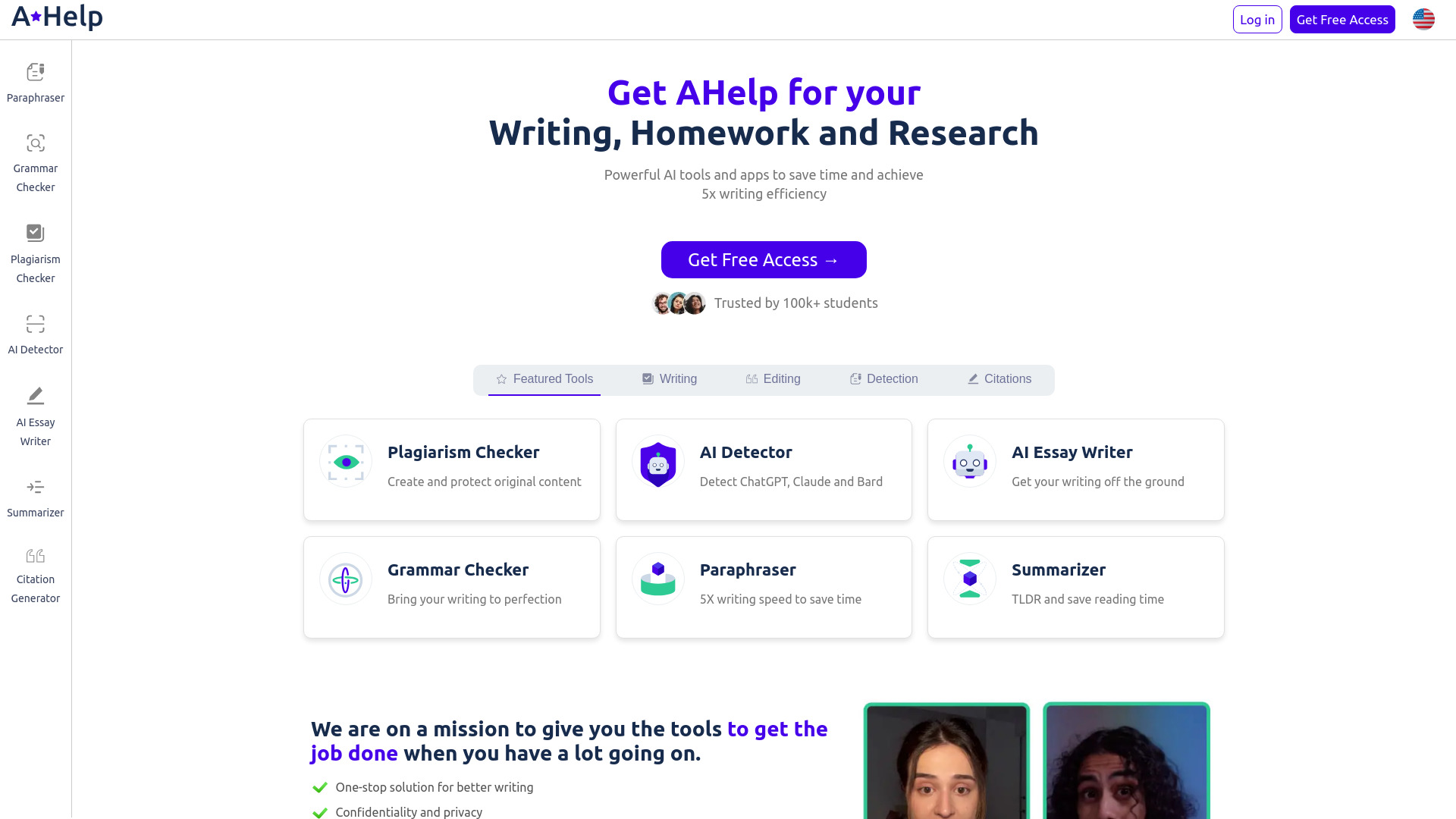 AHelp screenshot