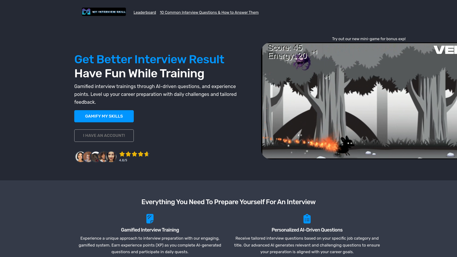 MyInterviewSkill screenshot