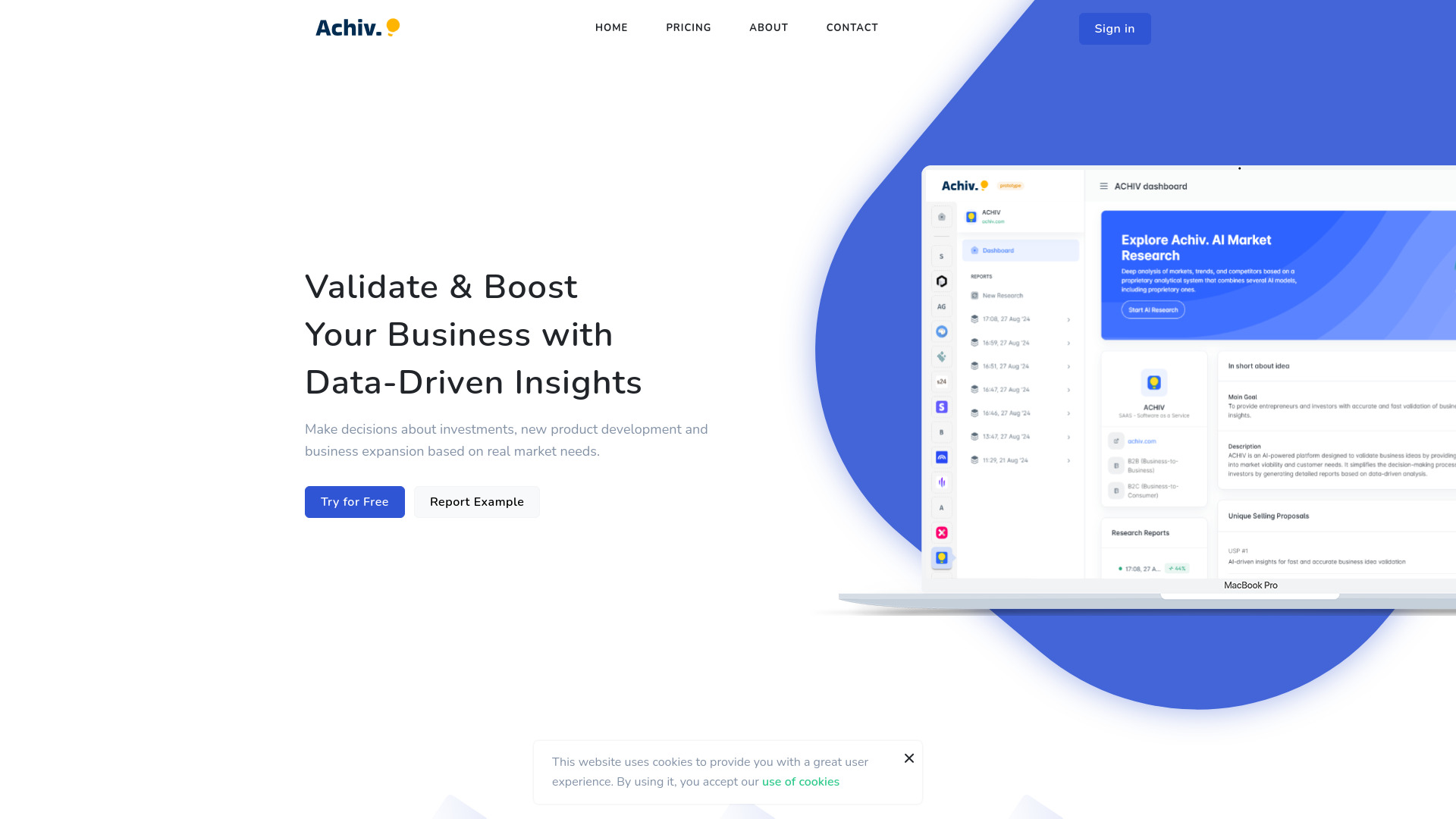 Achiv screenshot