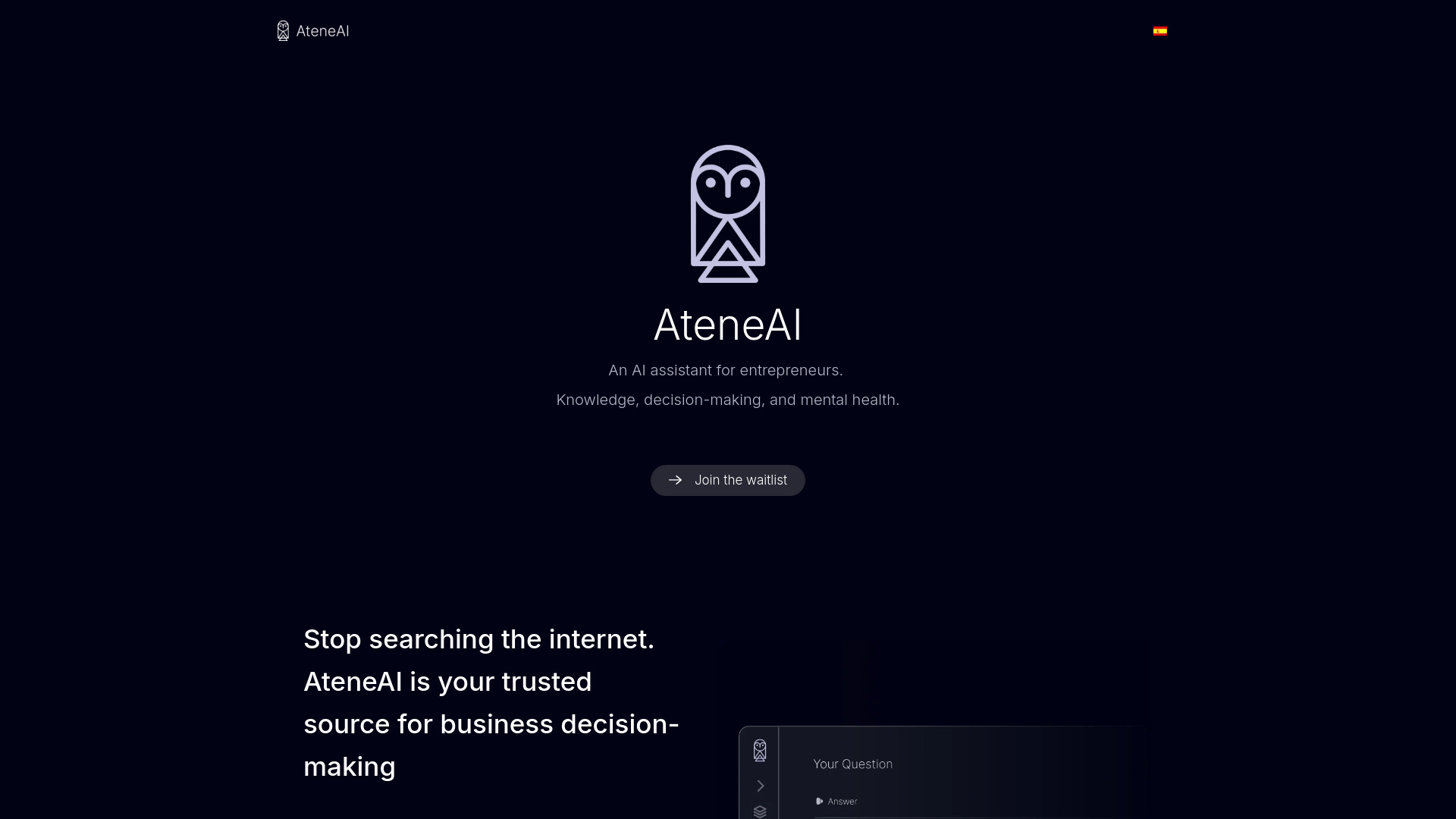 AteneAI screenshot