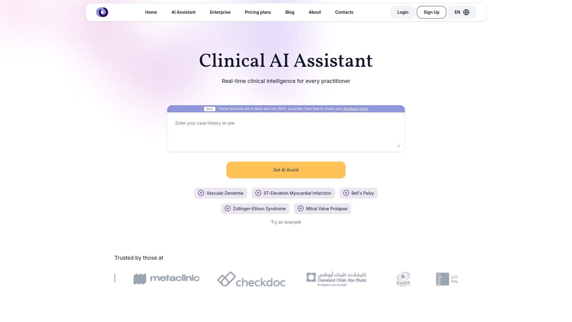 Medcol.io screenshot