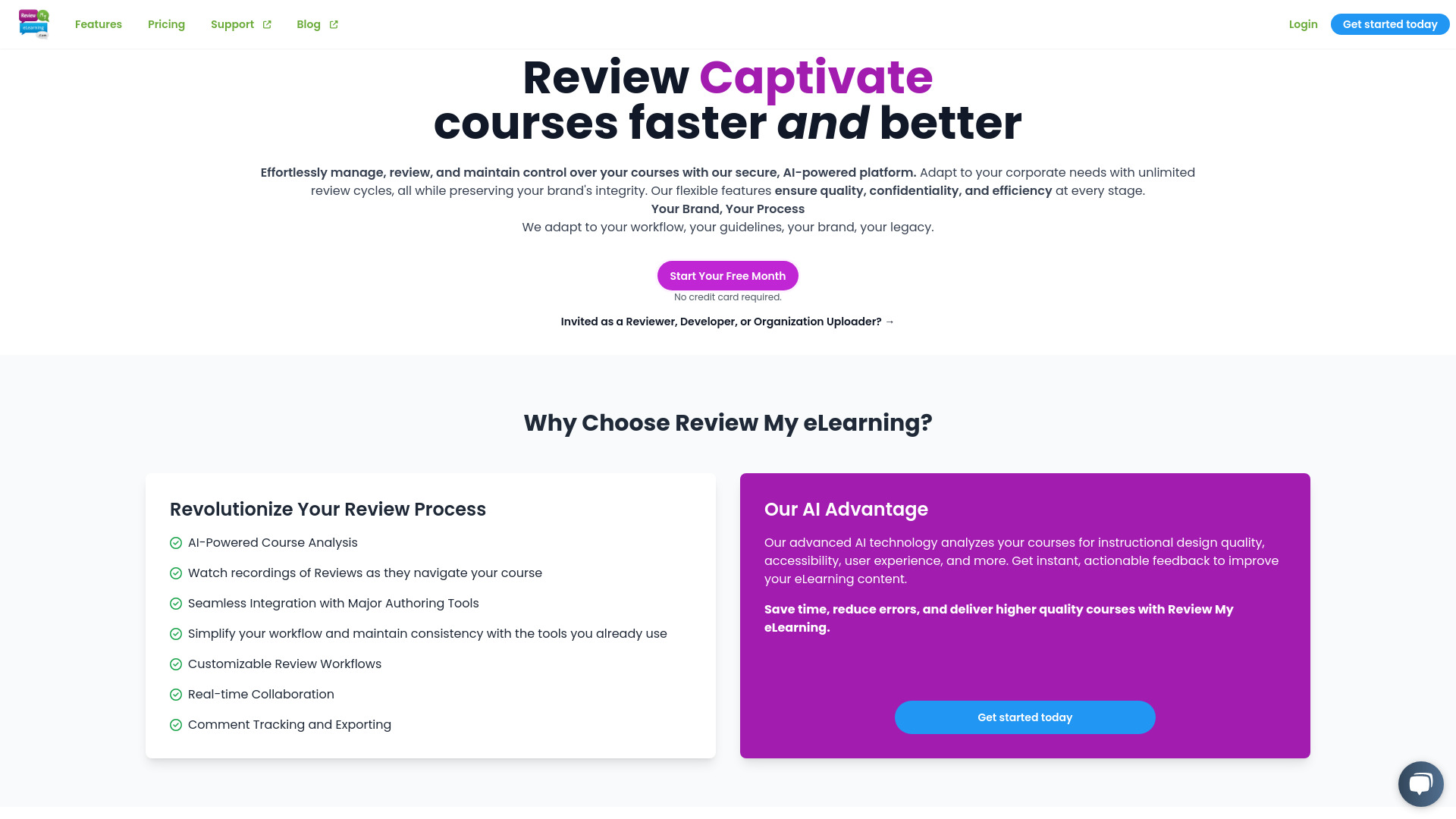 Review My eLearning screenshot