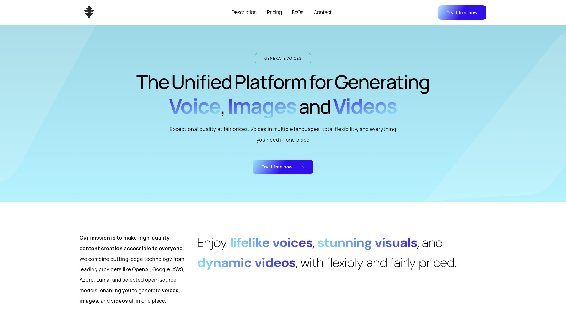 VoiceGen screenshot