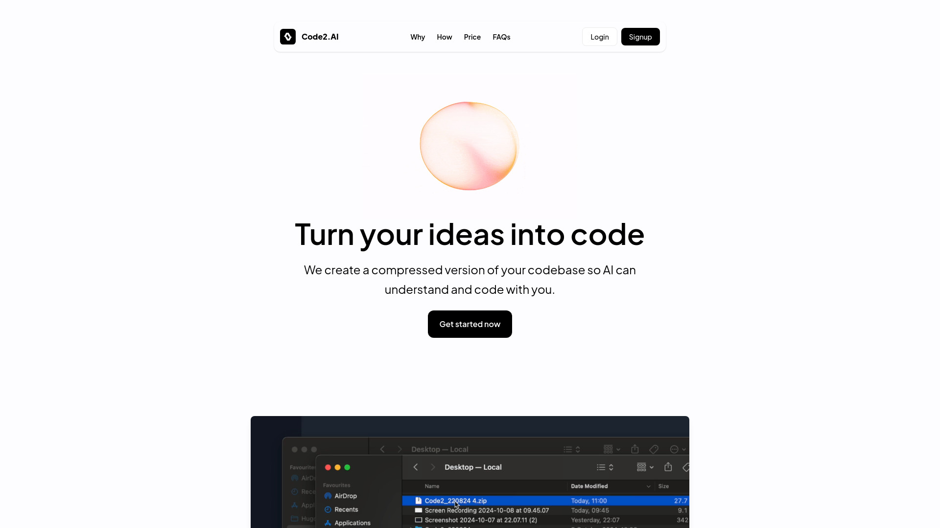 Code2.AI screenshot