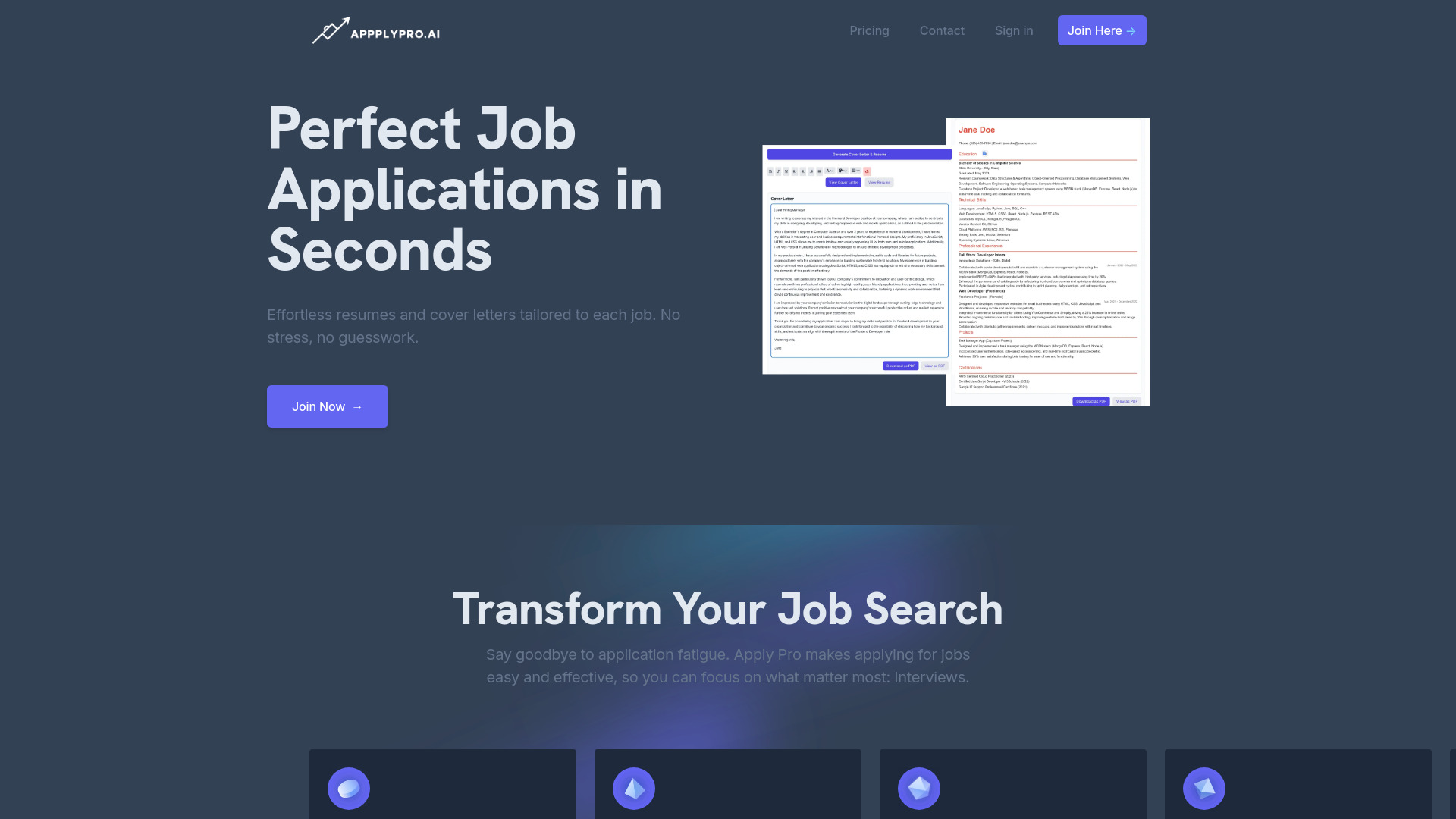 ApplyPro.ai screenshot
