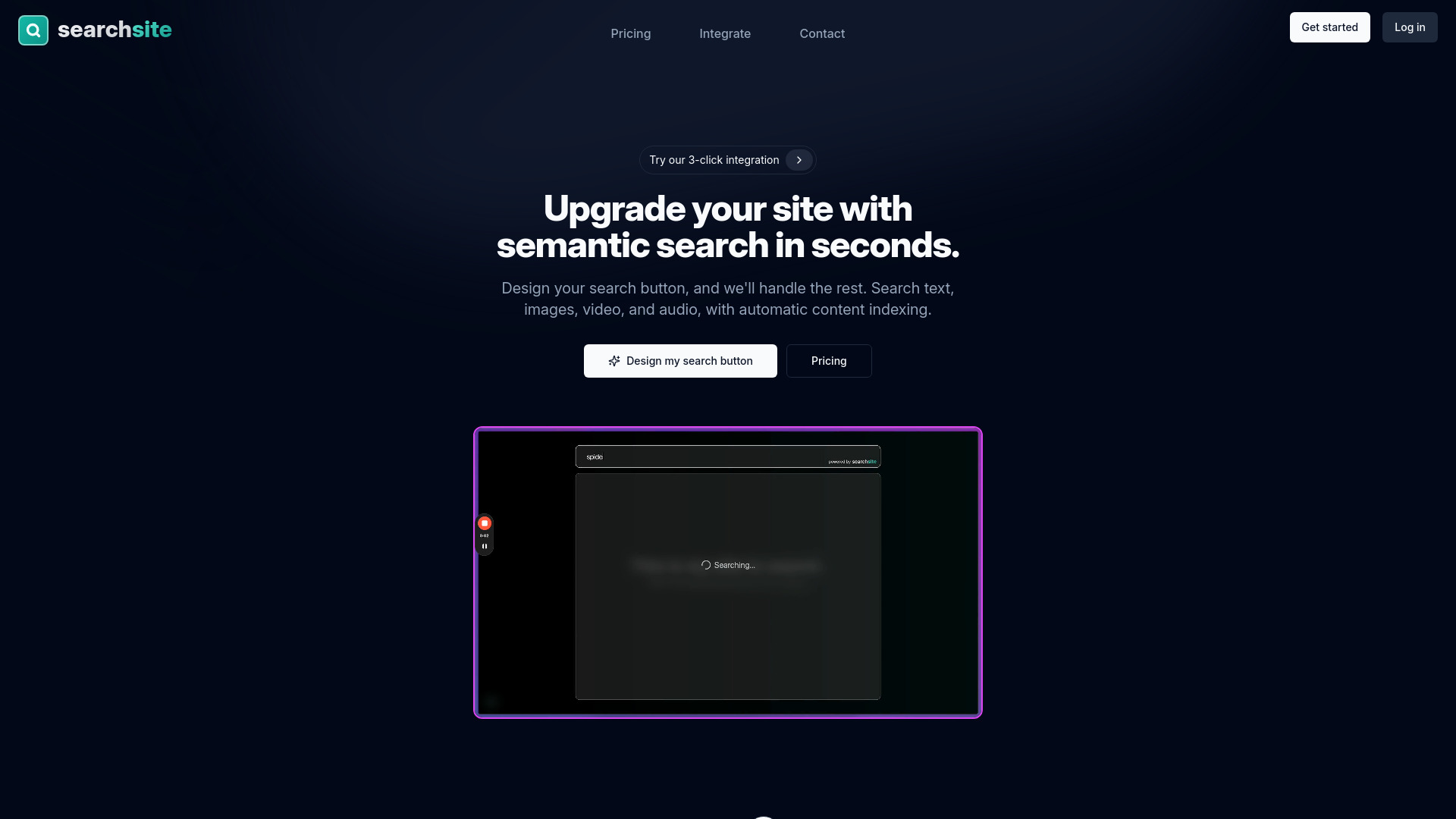 Searchsite screenshot