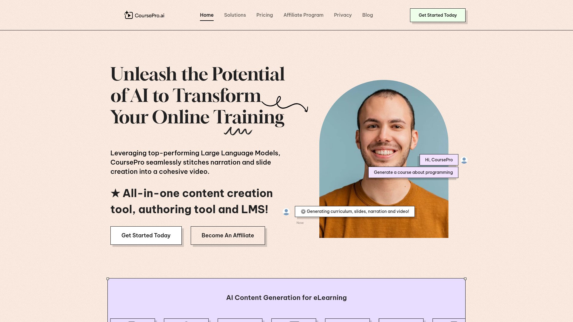 CoursePro.AI screenshot