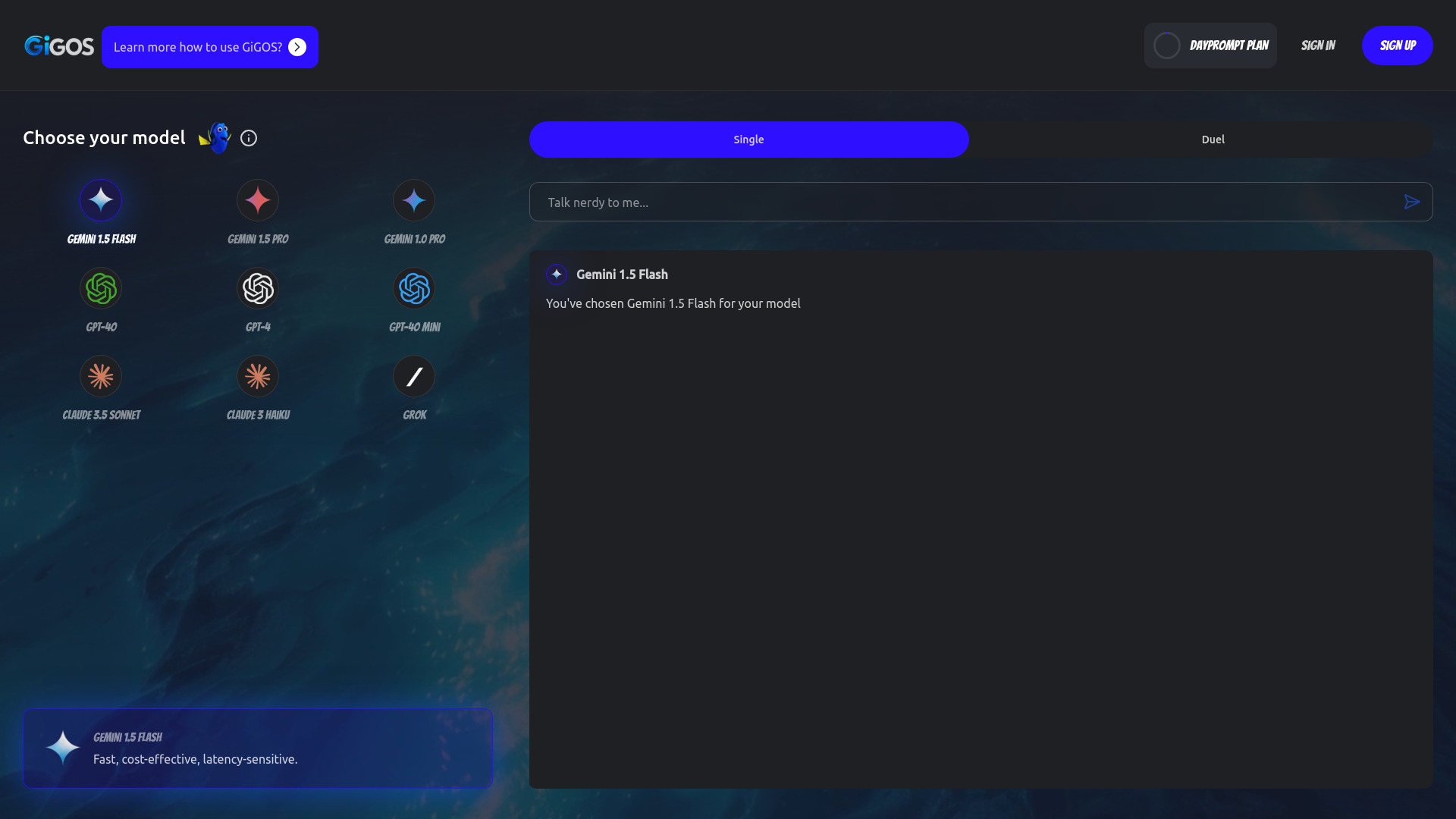 GiGOS screenshot