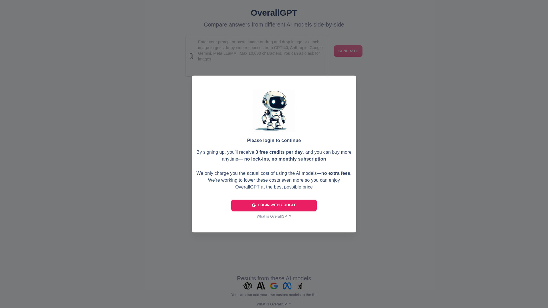 OverallGPT screenshot