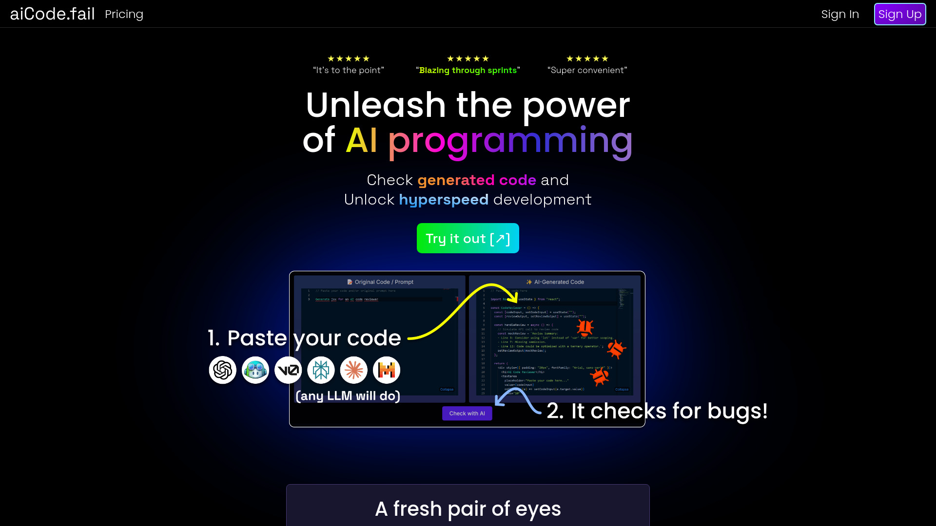 aiCode.fail screenshot