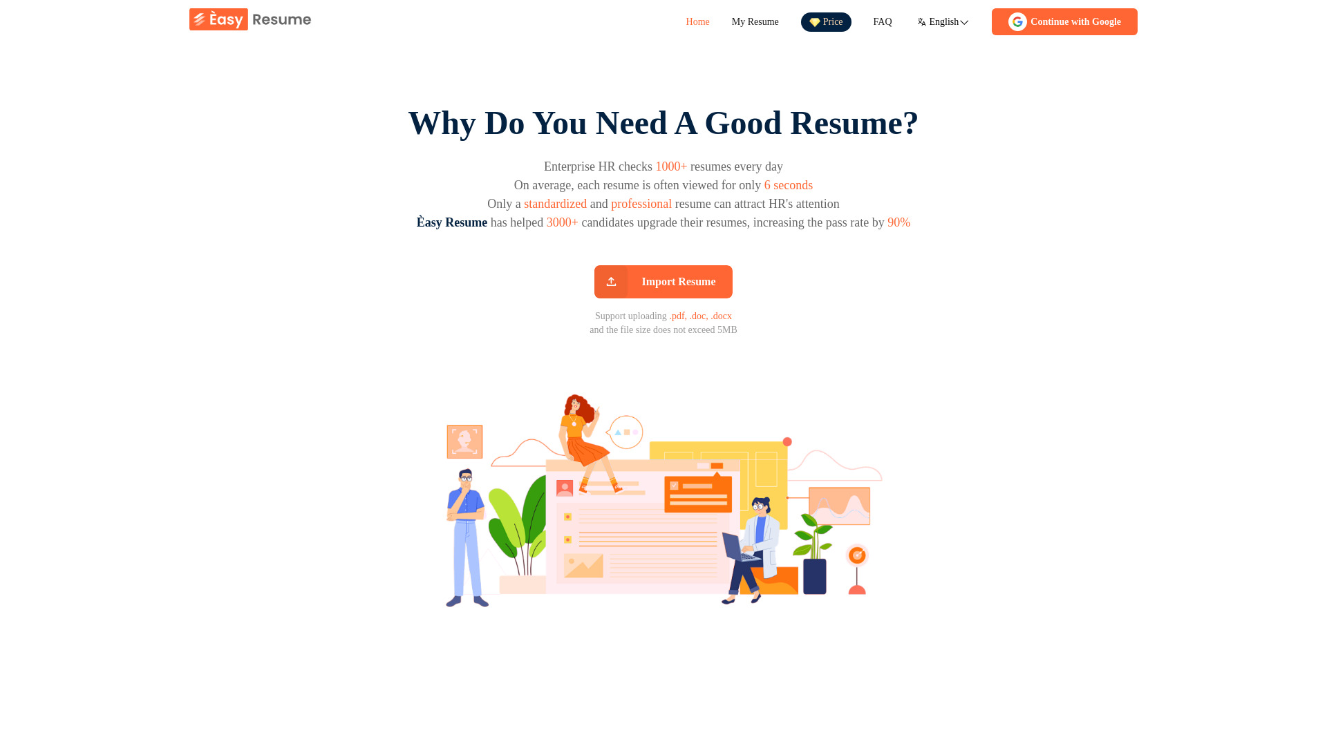 Easy2Resume screenshot