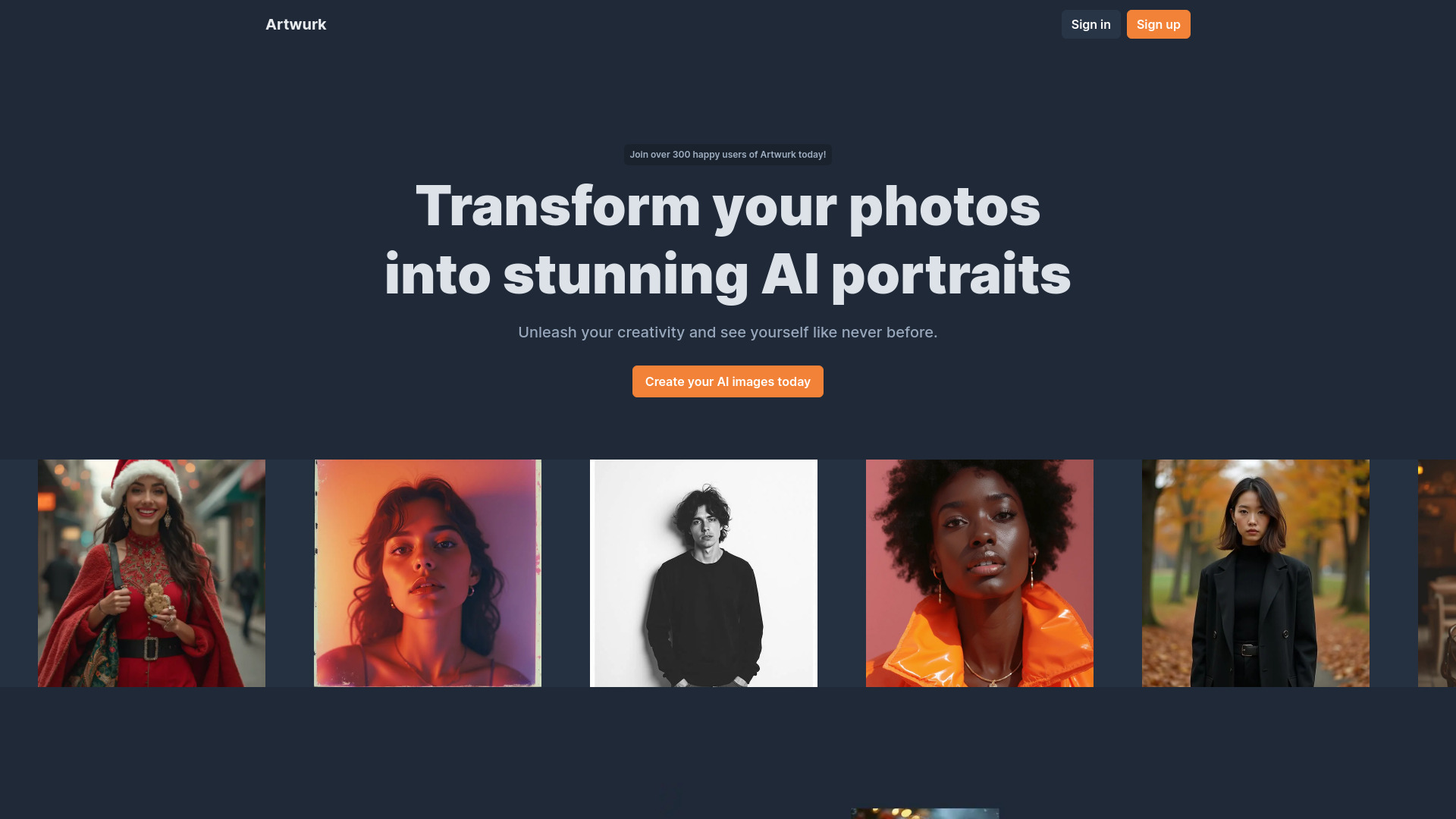 Artwurk screenshot