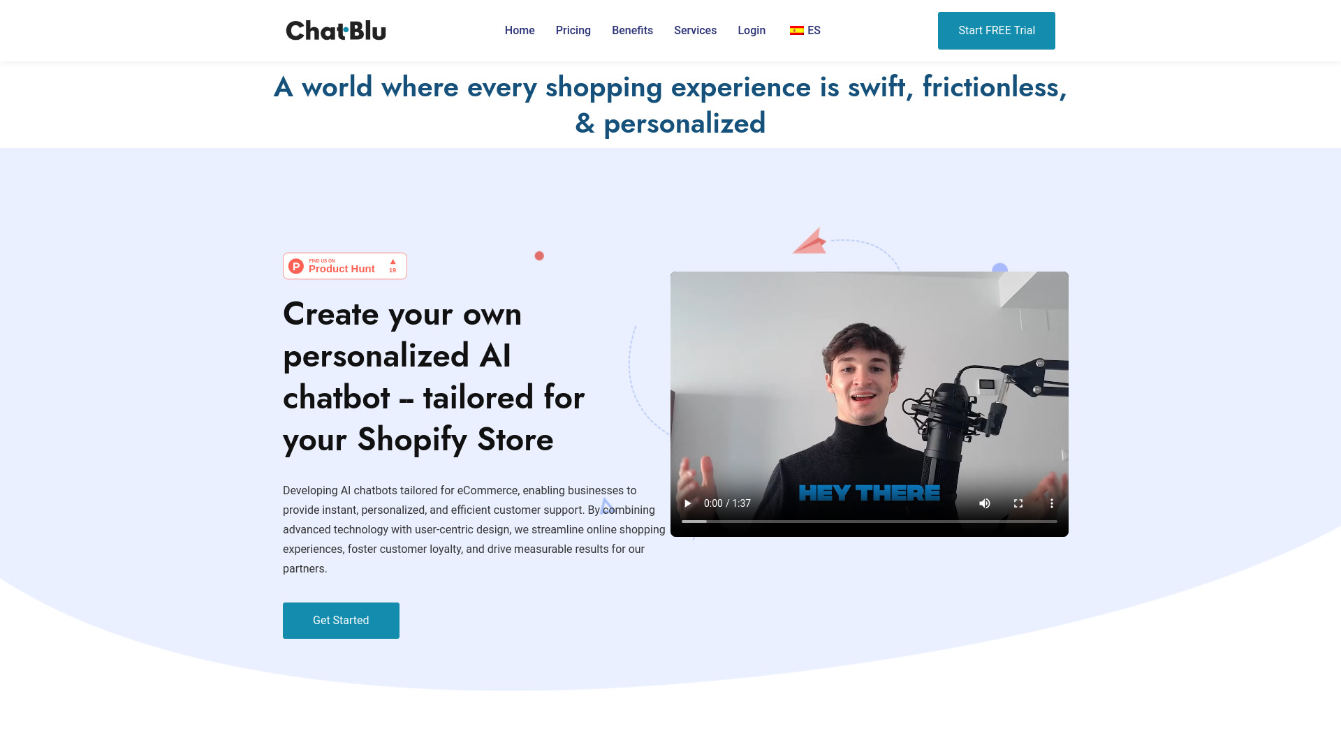 Trainable AI ChatBot Assistant screenshot