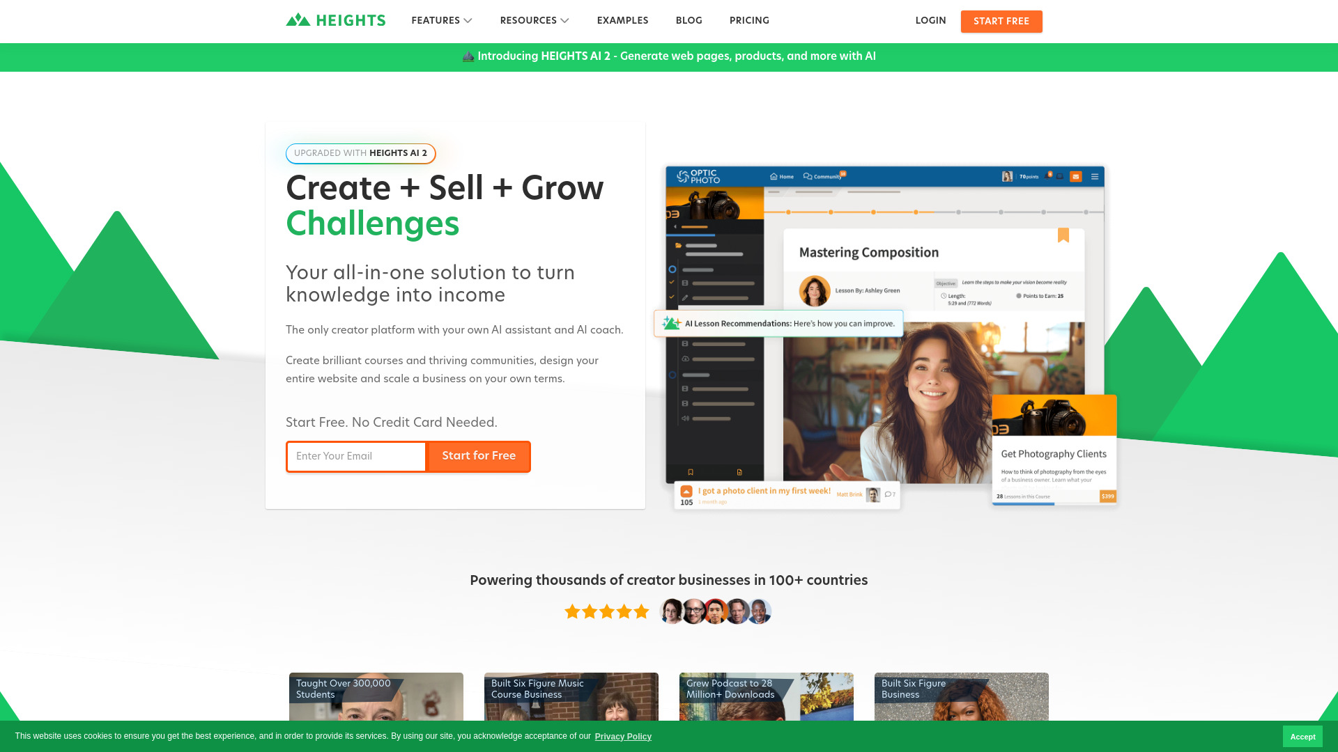 Heights Platform screenshot