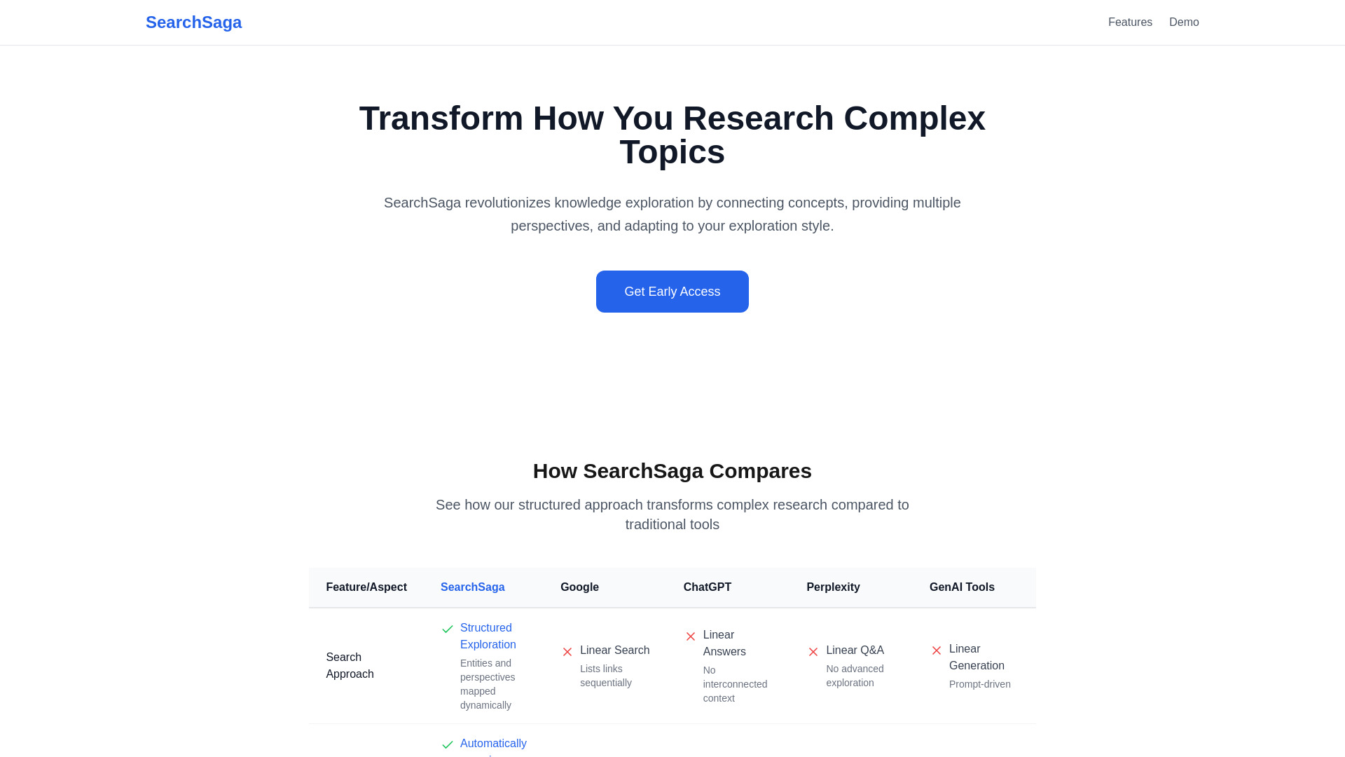 SearchSaga screenshot