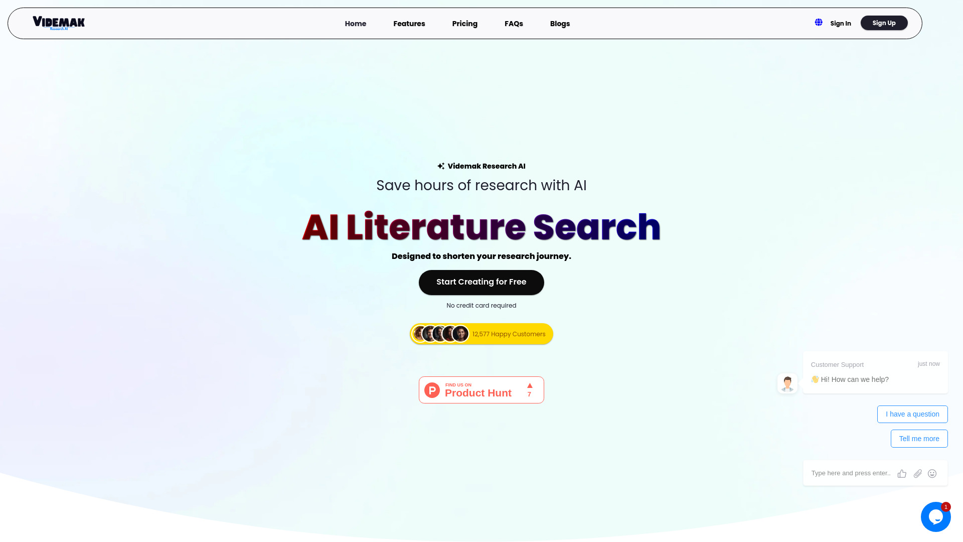 Videmak Research AI screenshot