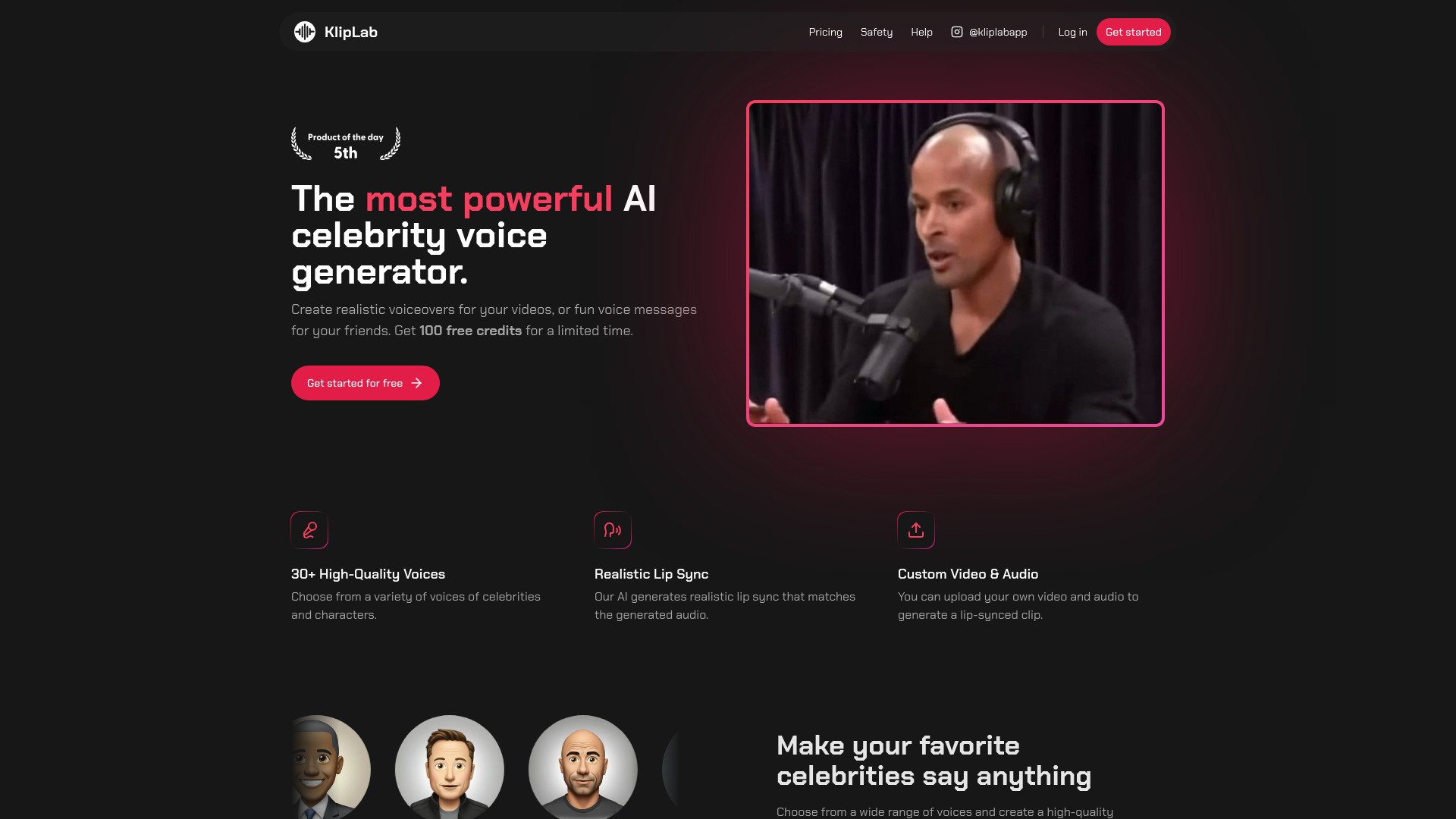KlipLab screenshot