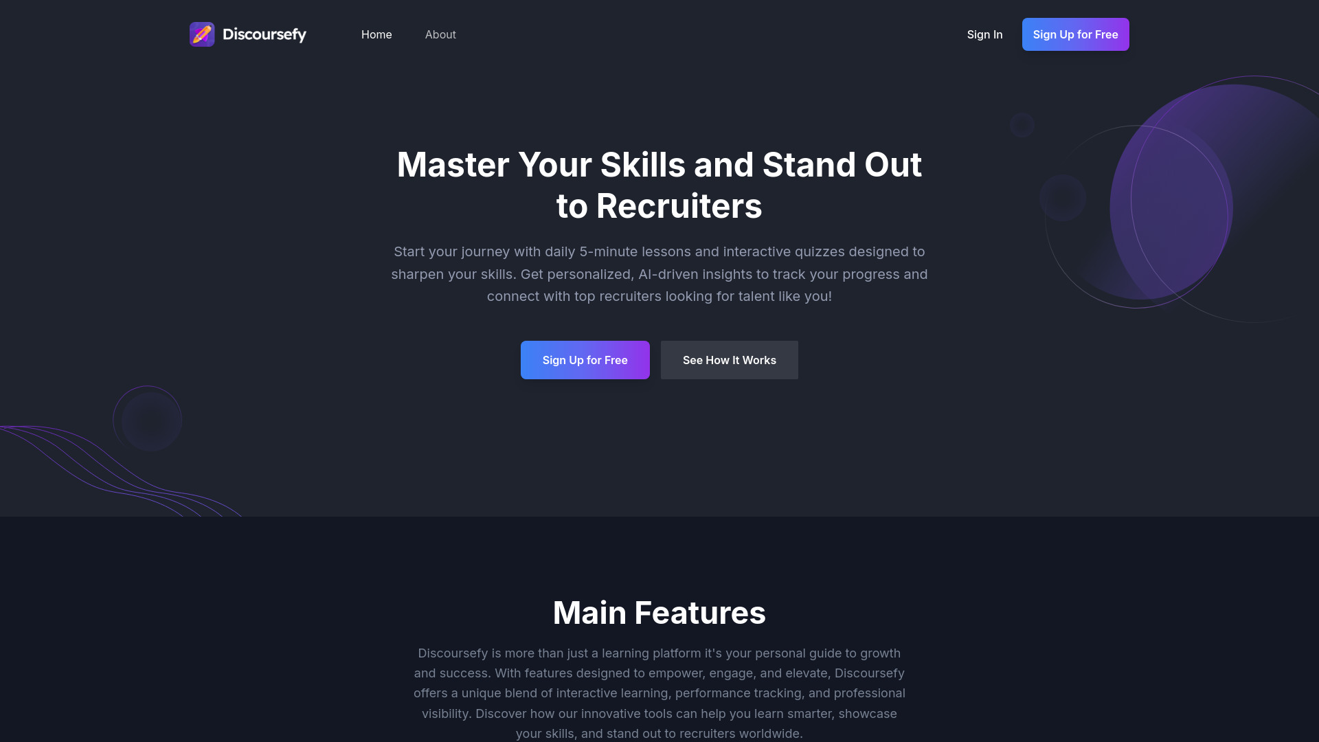 Discoursefy screenshot