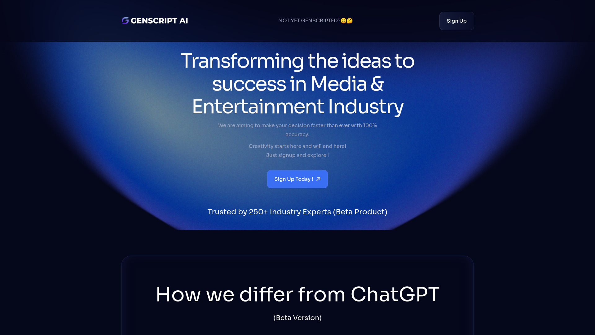 GenscriptAI screenshot