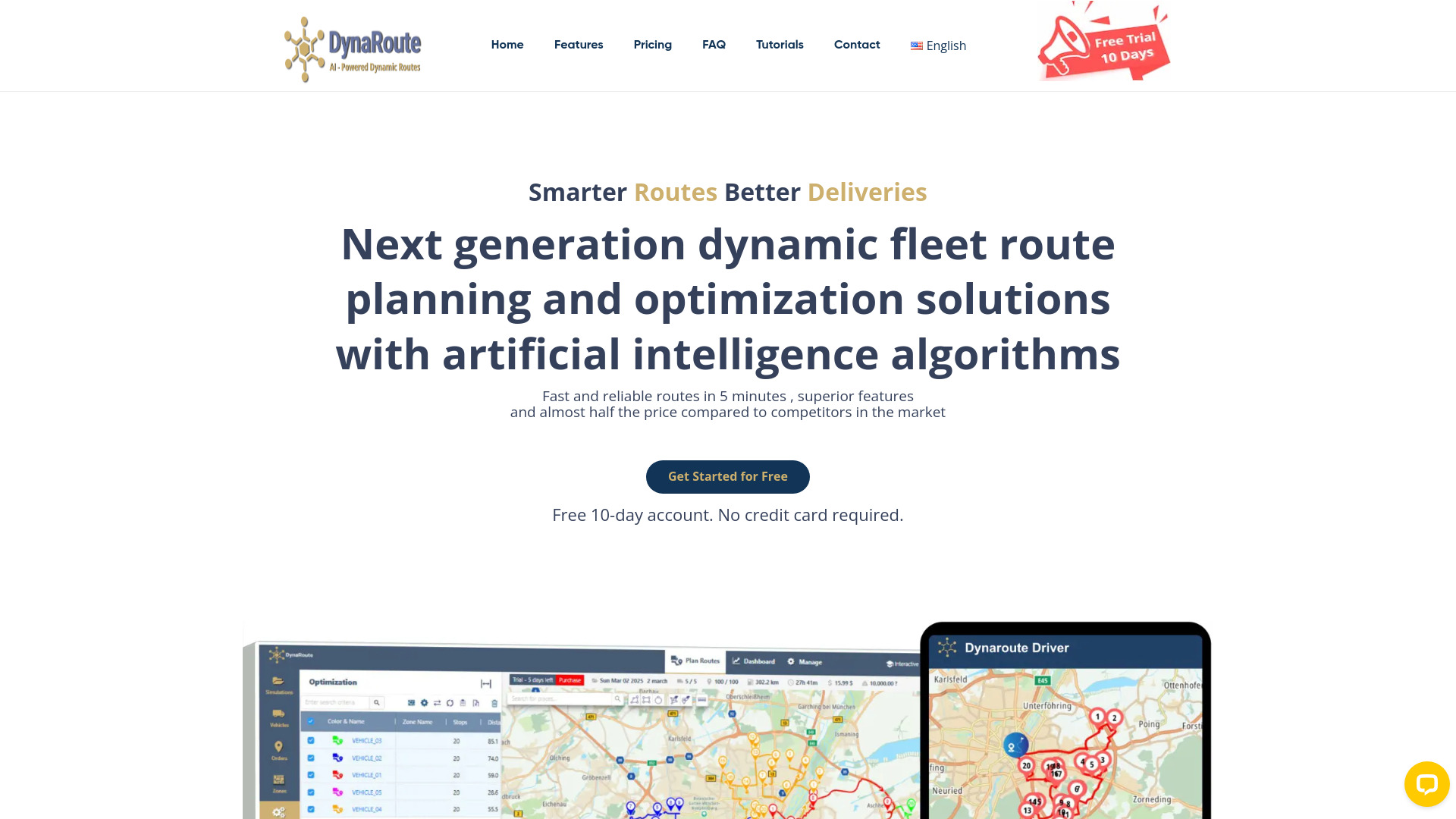 DynaRoute screenshot